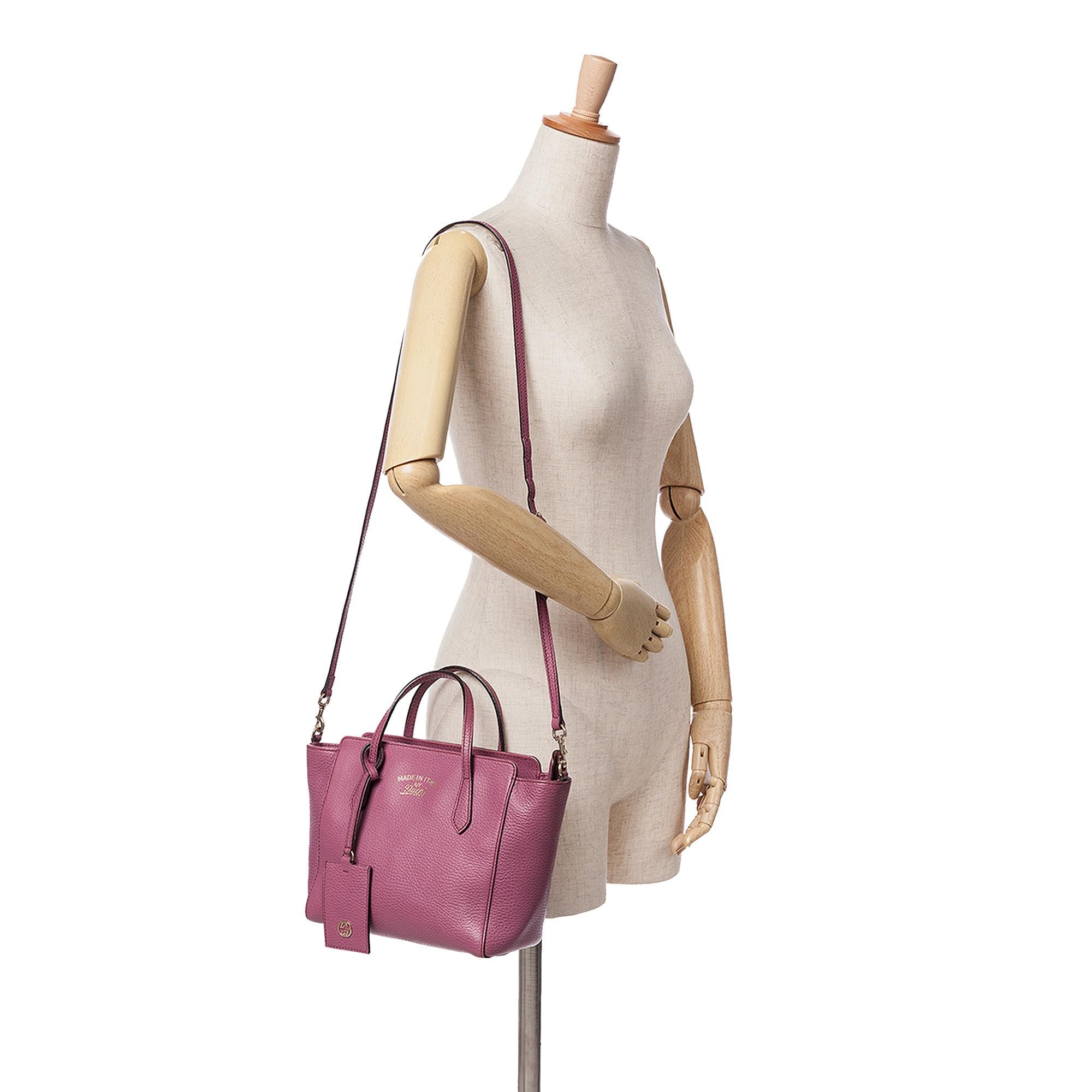 Gucci Mini Leather Swing Satchel