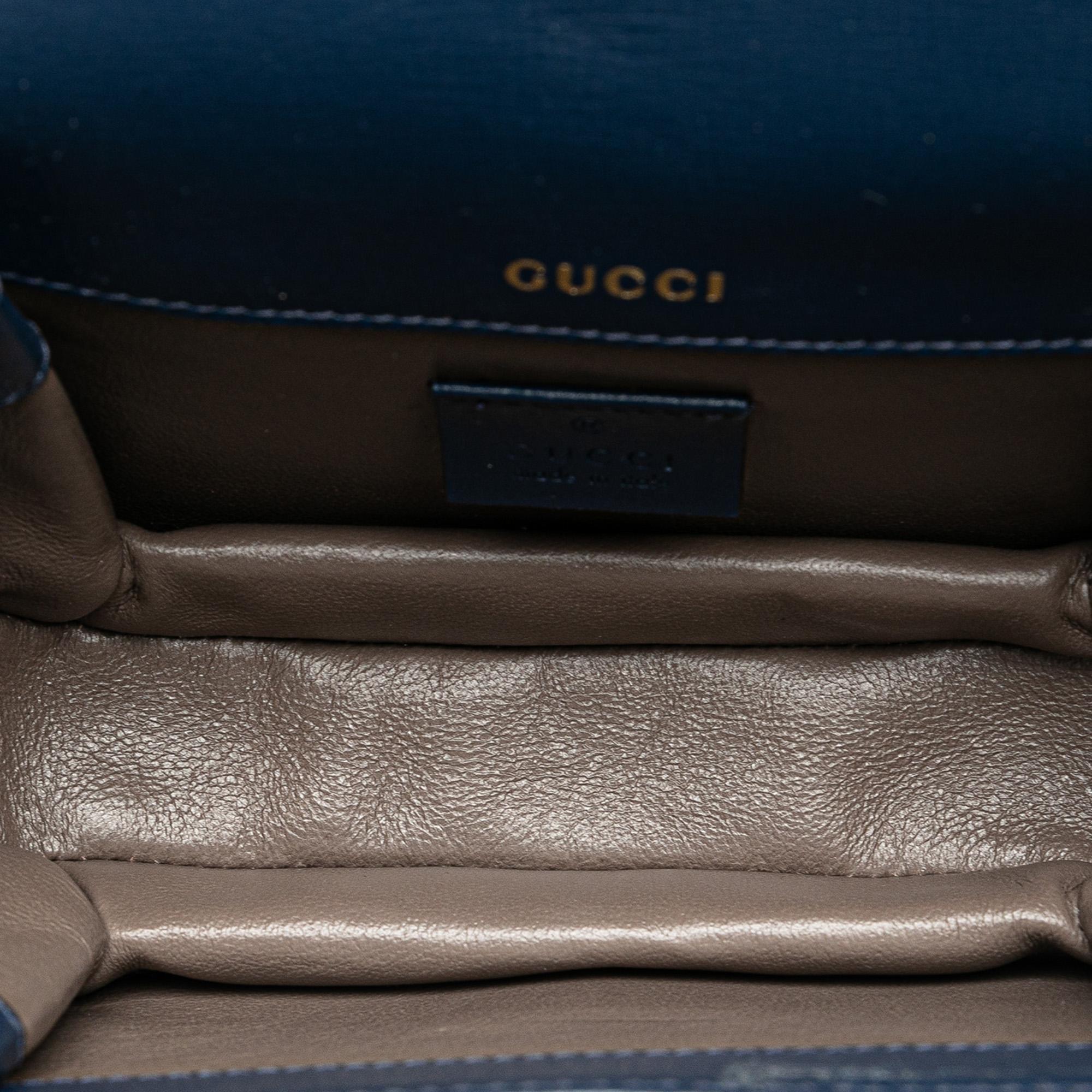 Gucci Mini Leather Sylvie 1969 Crossbody (SHG-OYMfne)