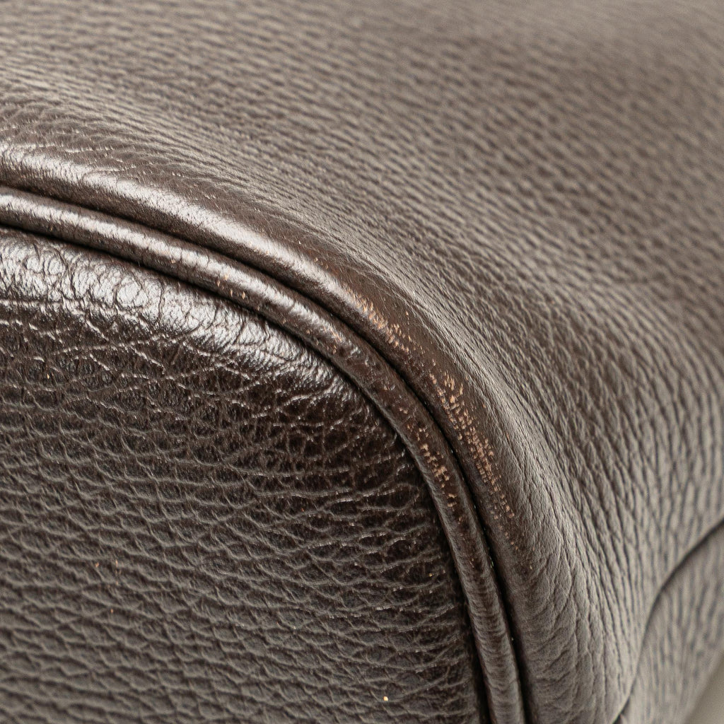 Gucci Mini Leather Web Dome Satchel
