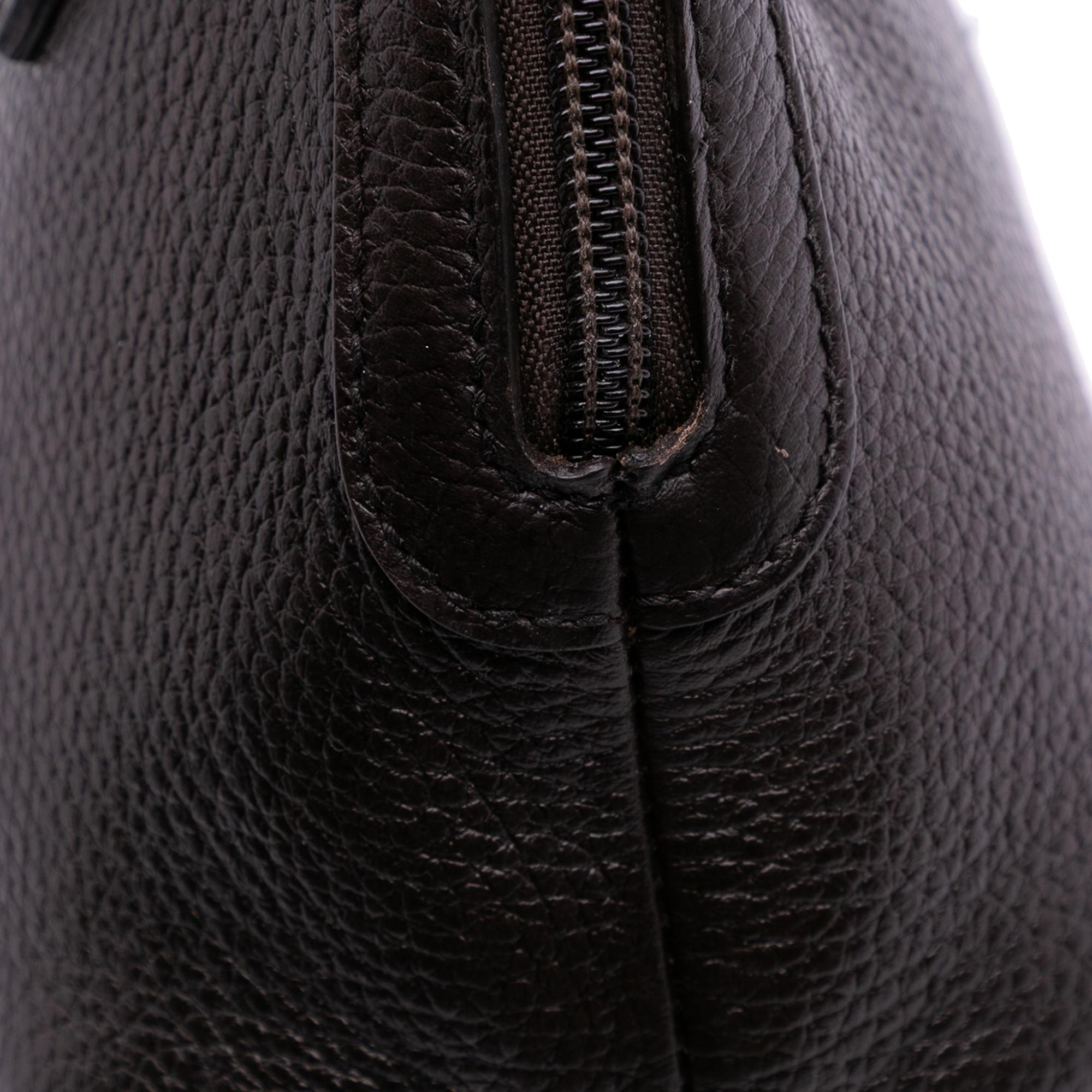 Gucci Mini Leather Web Dome Satchel