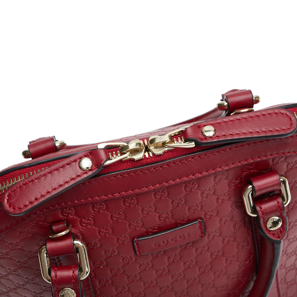 Gucci Mini Microguccissima Dome Satchel (SHG-PWOv7R)