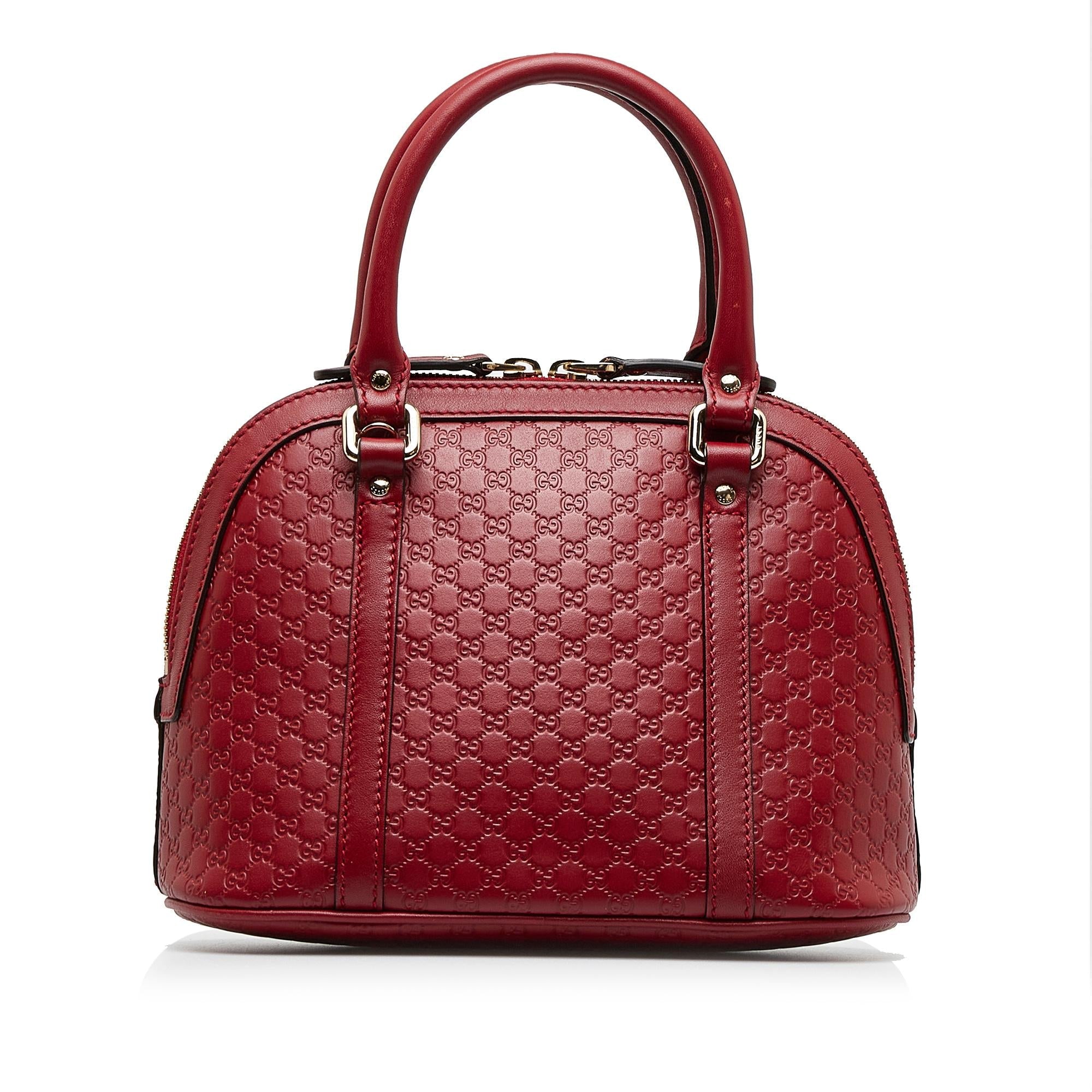 Gucci Mini Microguccissima Dome Satchel (SHG-wWUzJF)