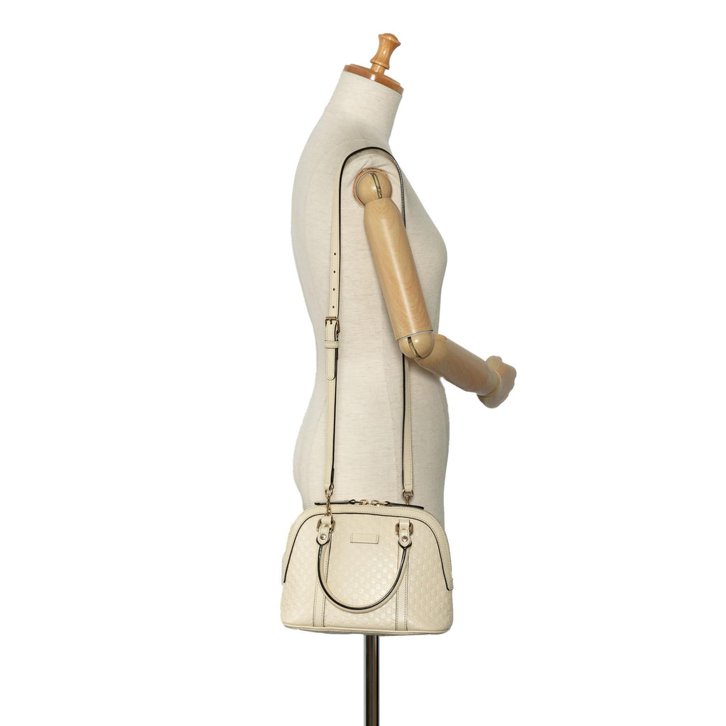 Gucci Mini Microguccissima Dome Satchel (SHG-0OSbh2)