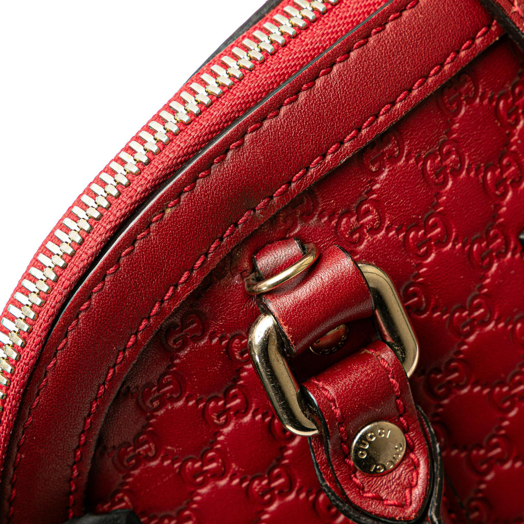 Gucci Mini Microguccissima Dome Satchel