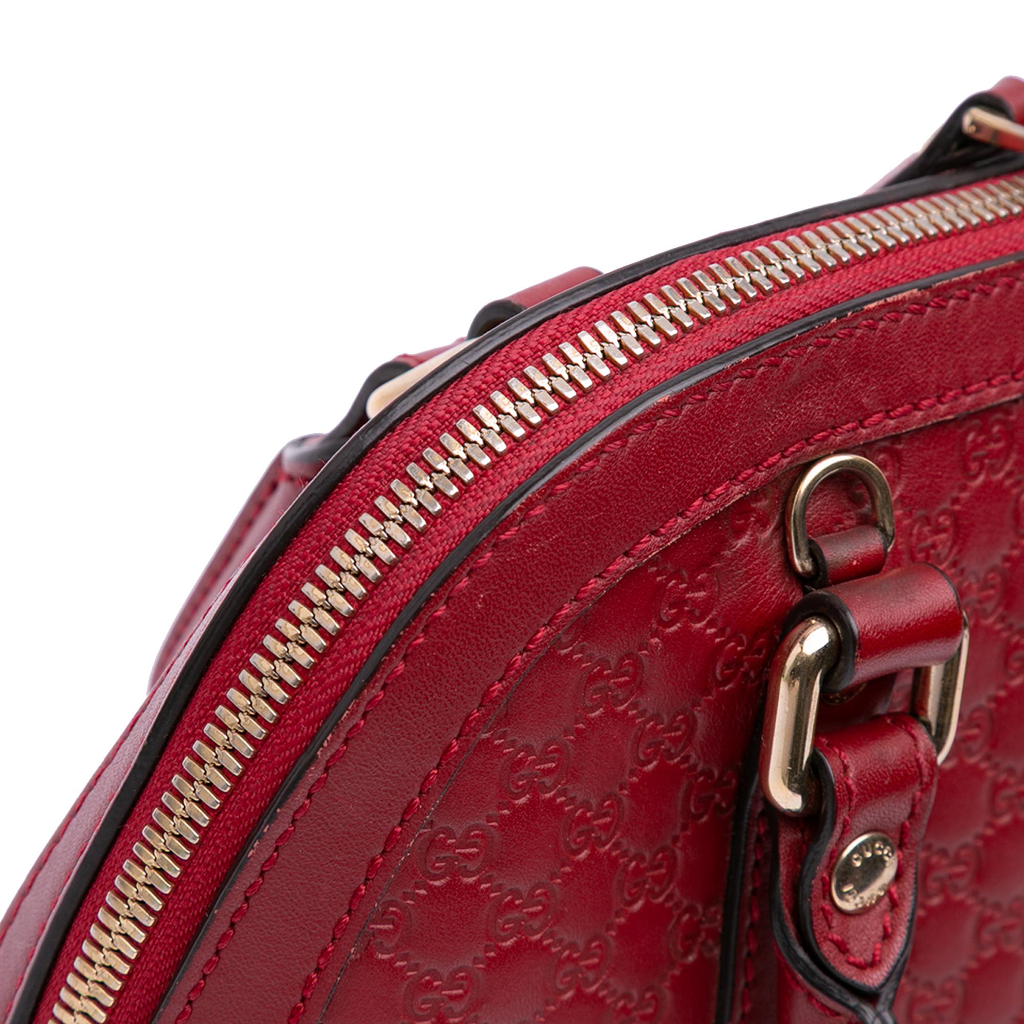 Gucci Mini Microguccissima Dome Satchel