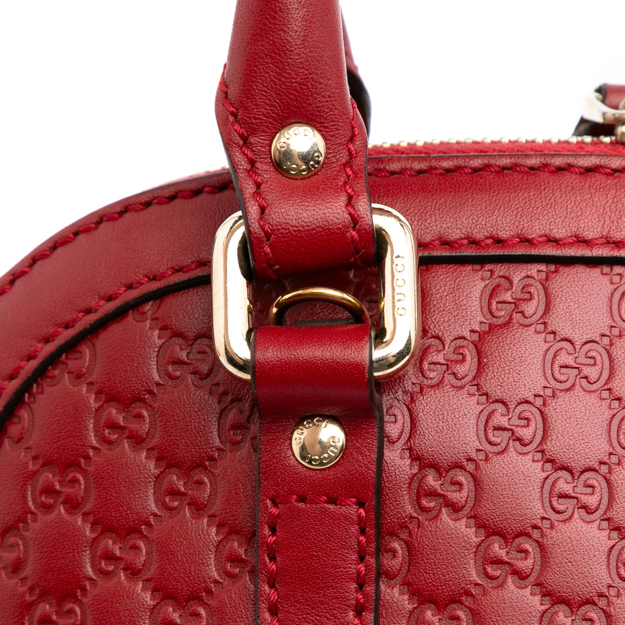 Gucci Mini Microguccissima Dome Satchel