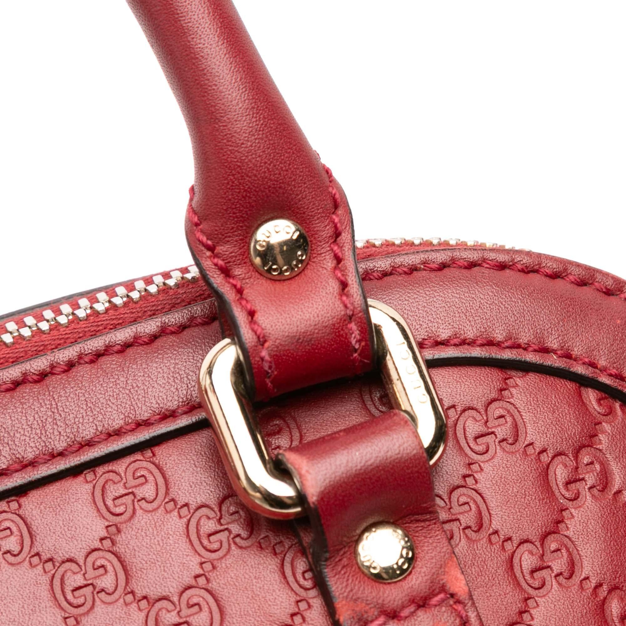 Gucci Mini Microguccissima Dome Satchel