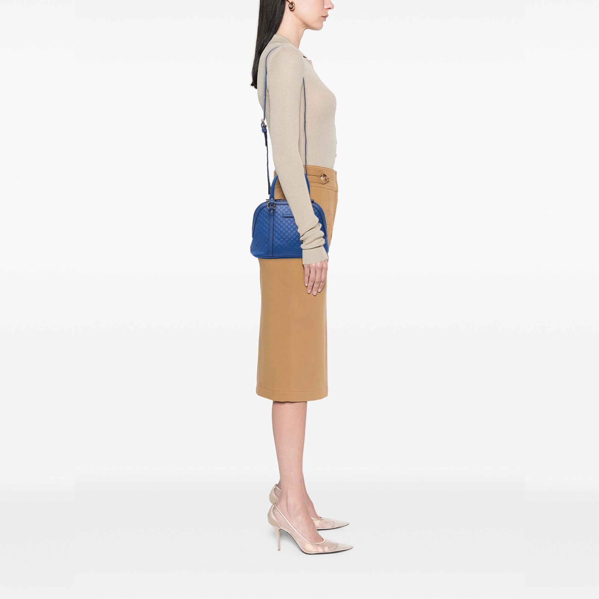 Gucci Mini Microguccissima Dome Satchel