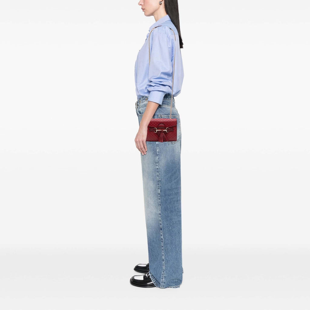 Gucci Mini Microguccissima Emily Crossbody