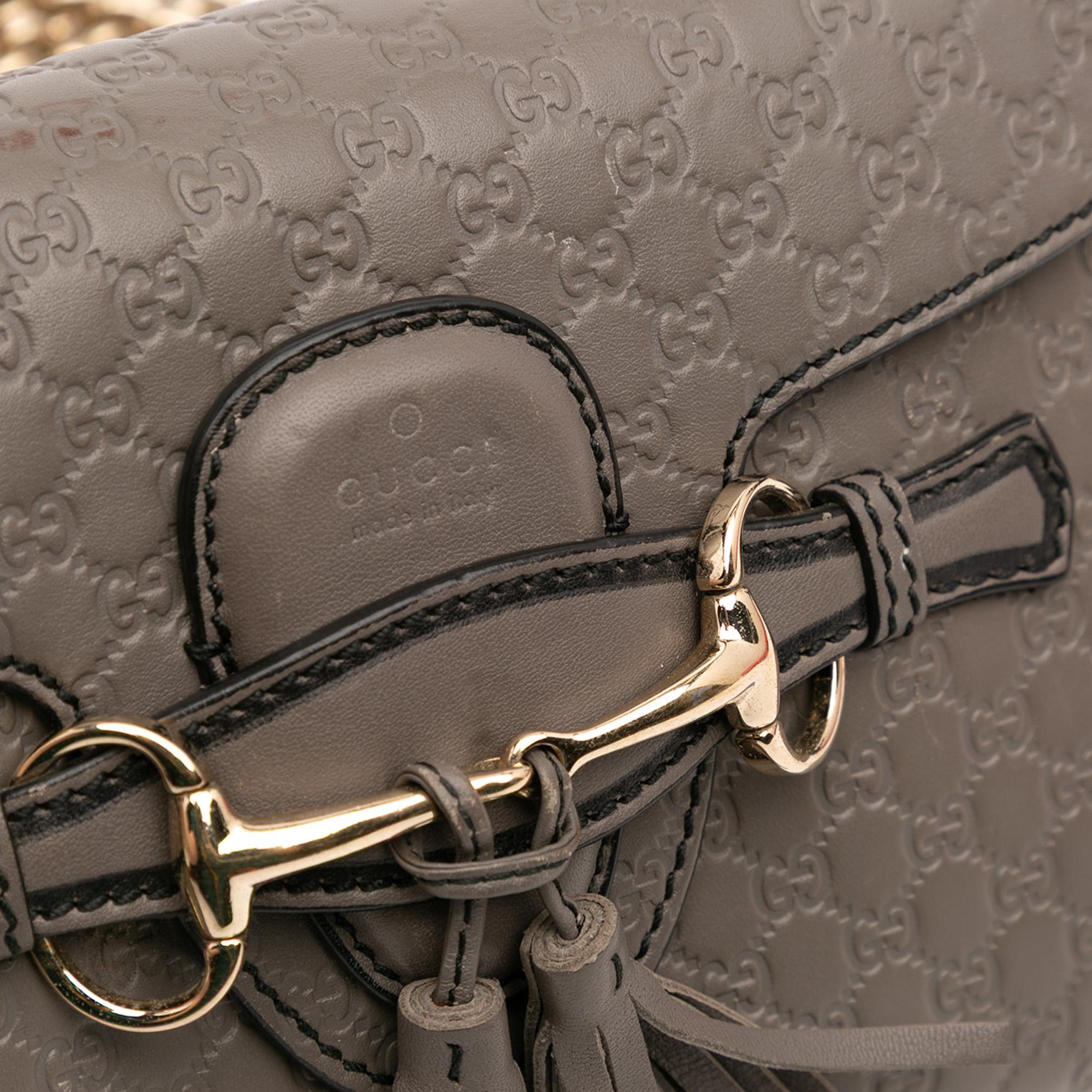 Gucci Mini Microguccissima Emily Crossbody