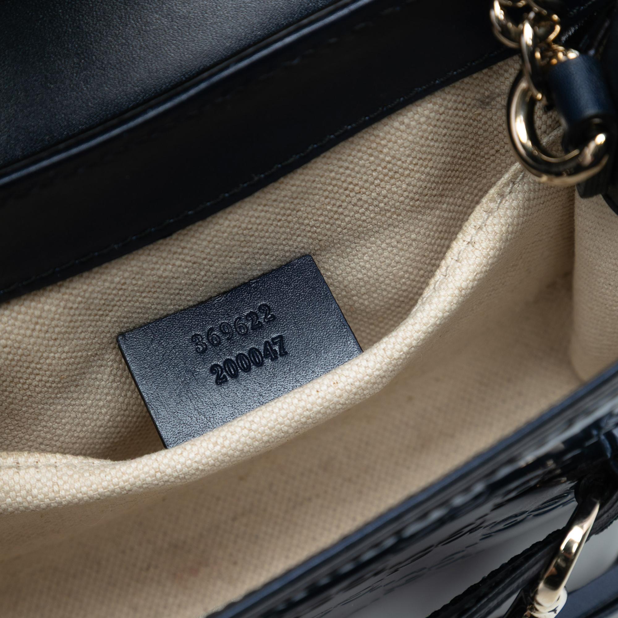 Gucci Mini PatLBt Guccissima Emily Crossbody