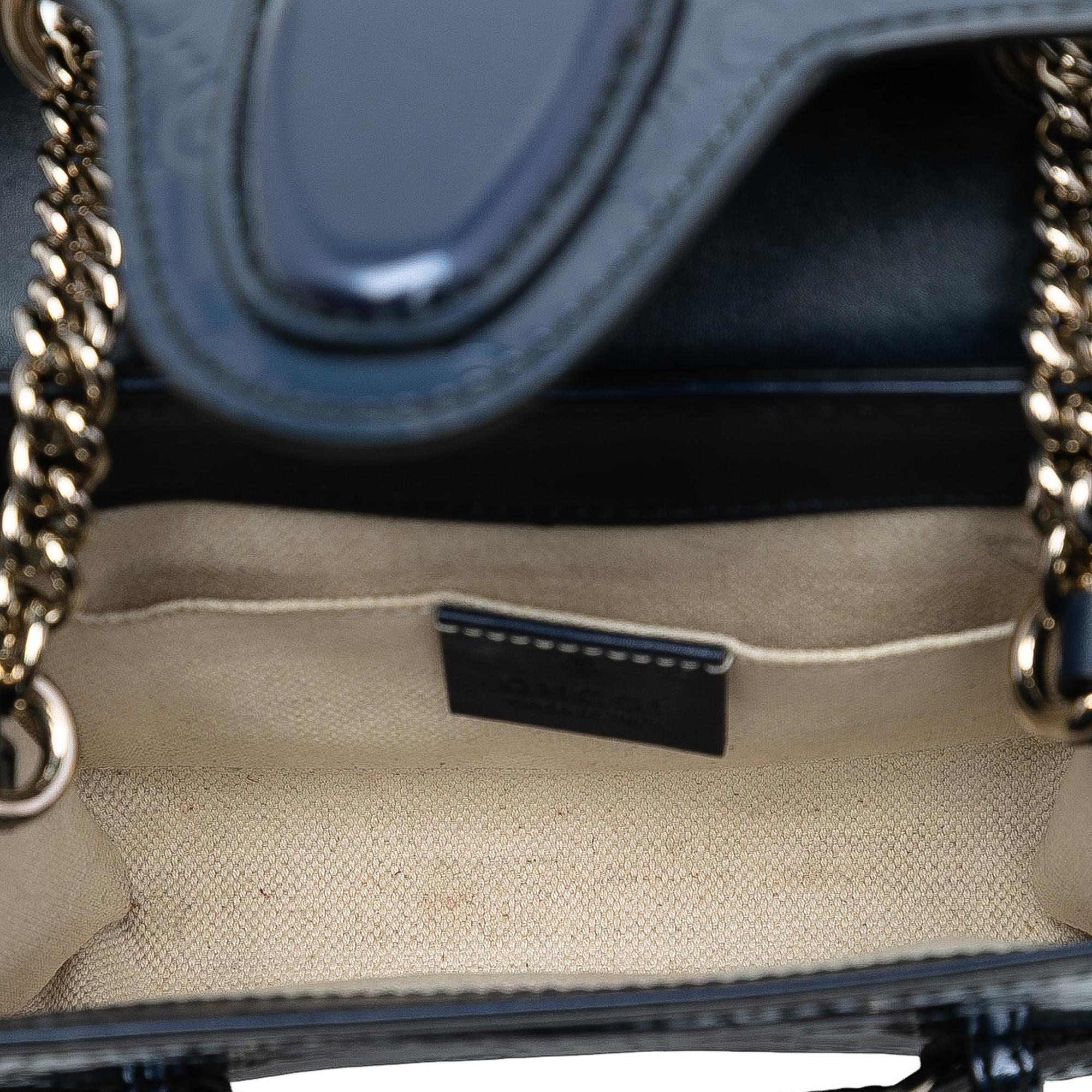 Gucci Mini PatLBt Guccissima Emily Crossbody