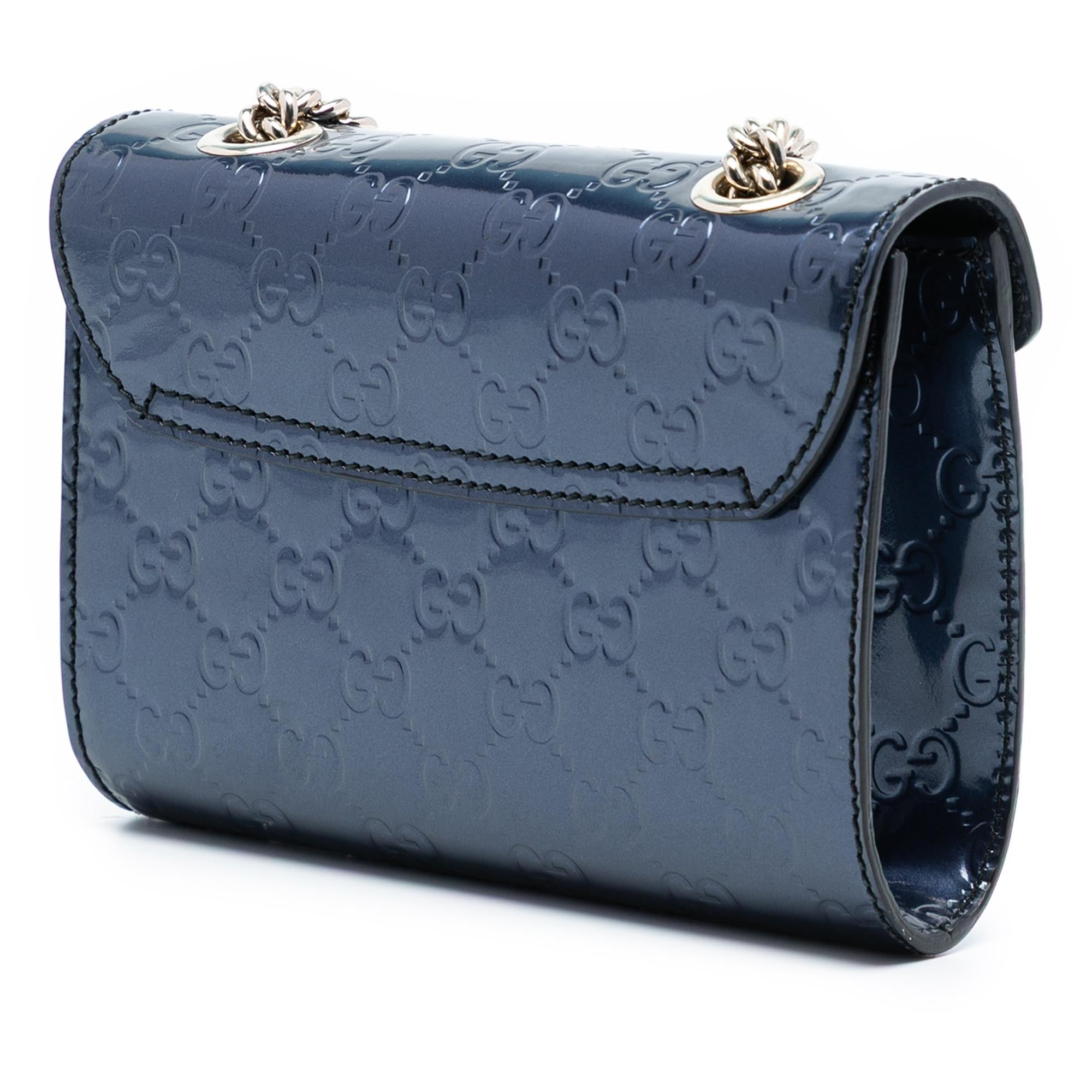 Gucci Mini PatLBt Guccissima Emily Crossbody