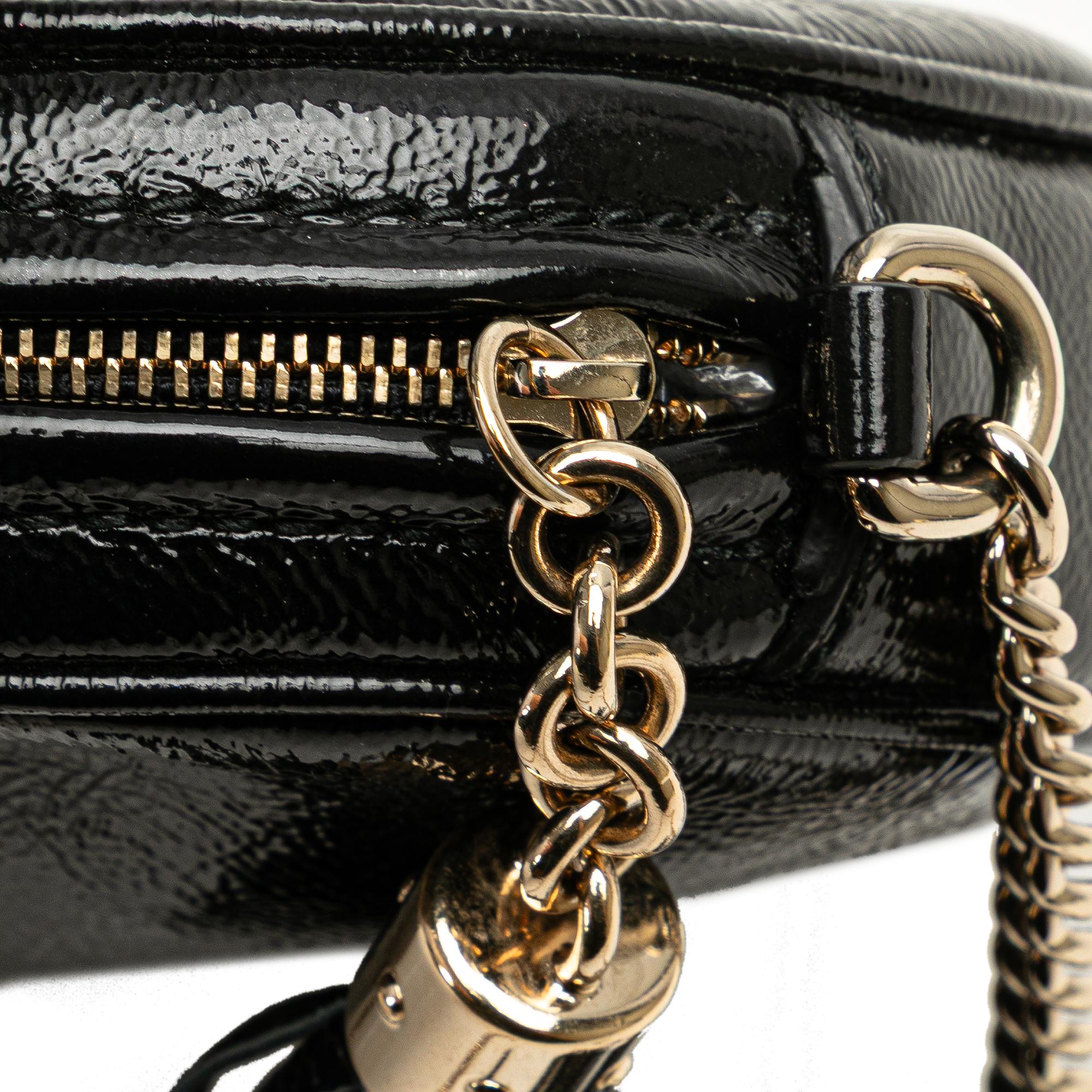Gucci Mini PatLBt Soho Chain Bag