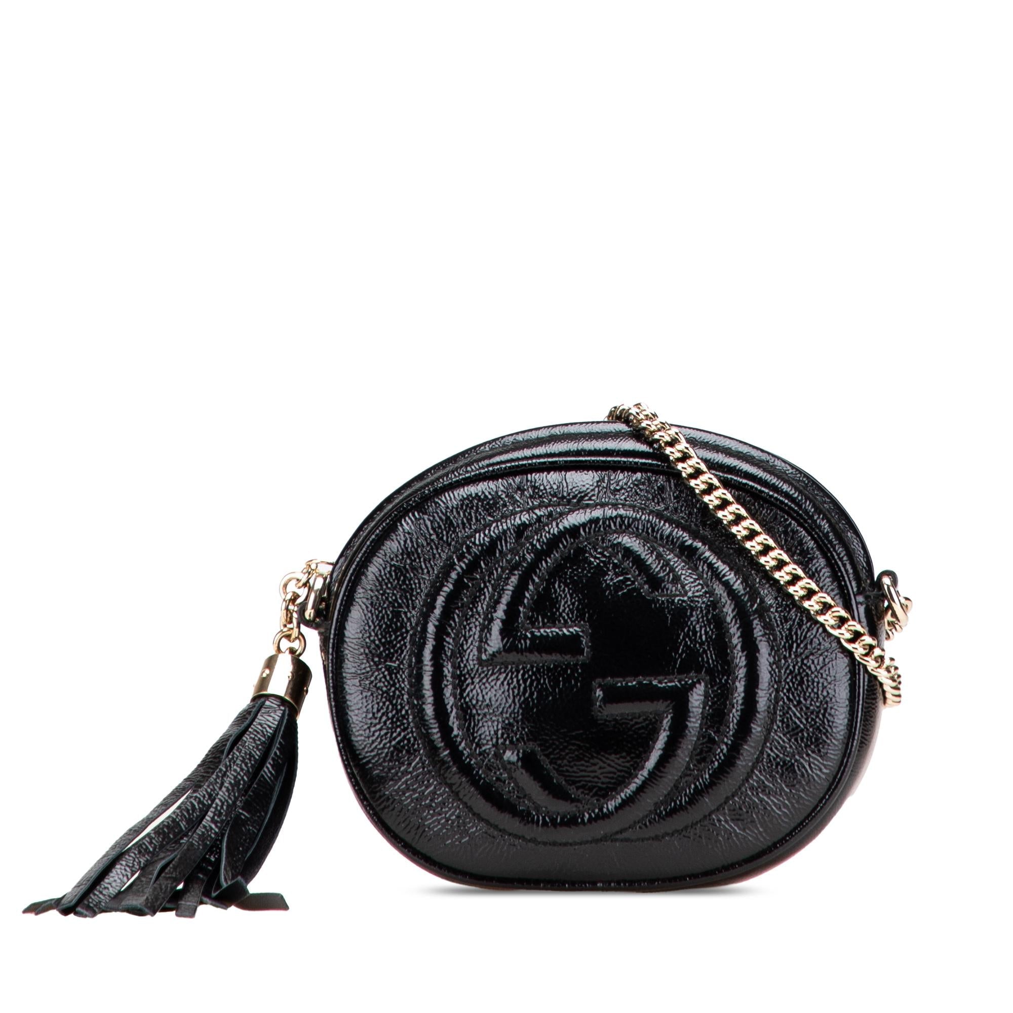 Gucci Mini PatLBt Soho Chain Bag