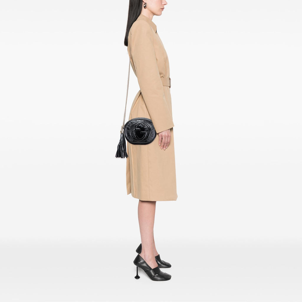 Gucci Mini PatLBt Soho Chain Bag