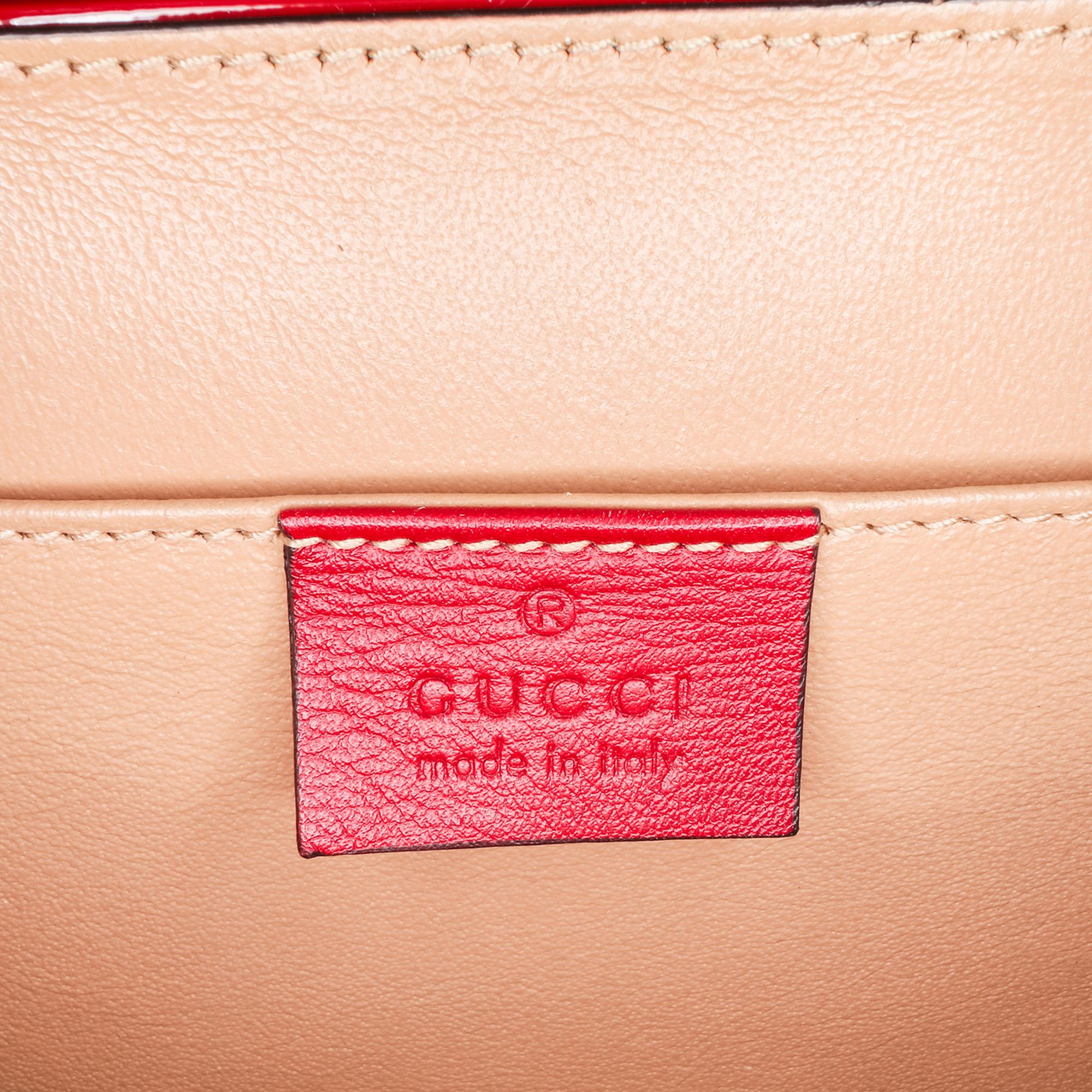 Gucci Mini PatLBt Sylvie 1969 Top Handle Bag