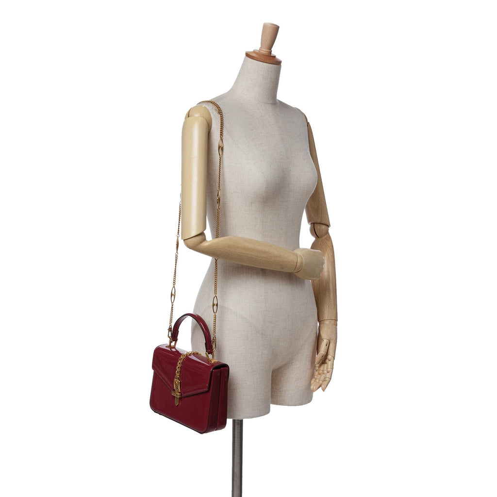 Gucci Mini PatLBt Sylvie 1969 Top Handle Bag