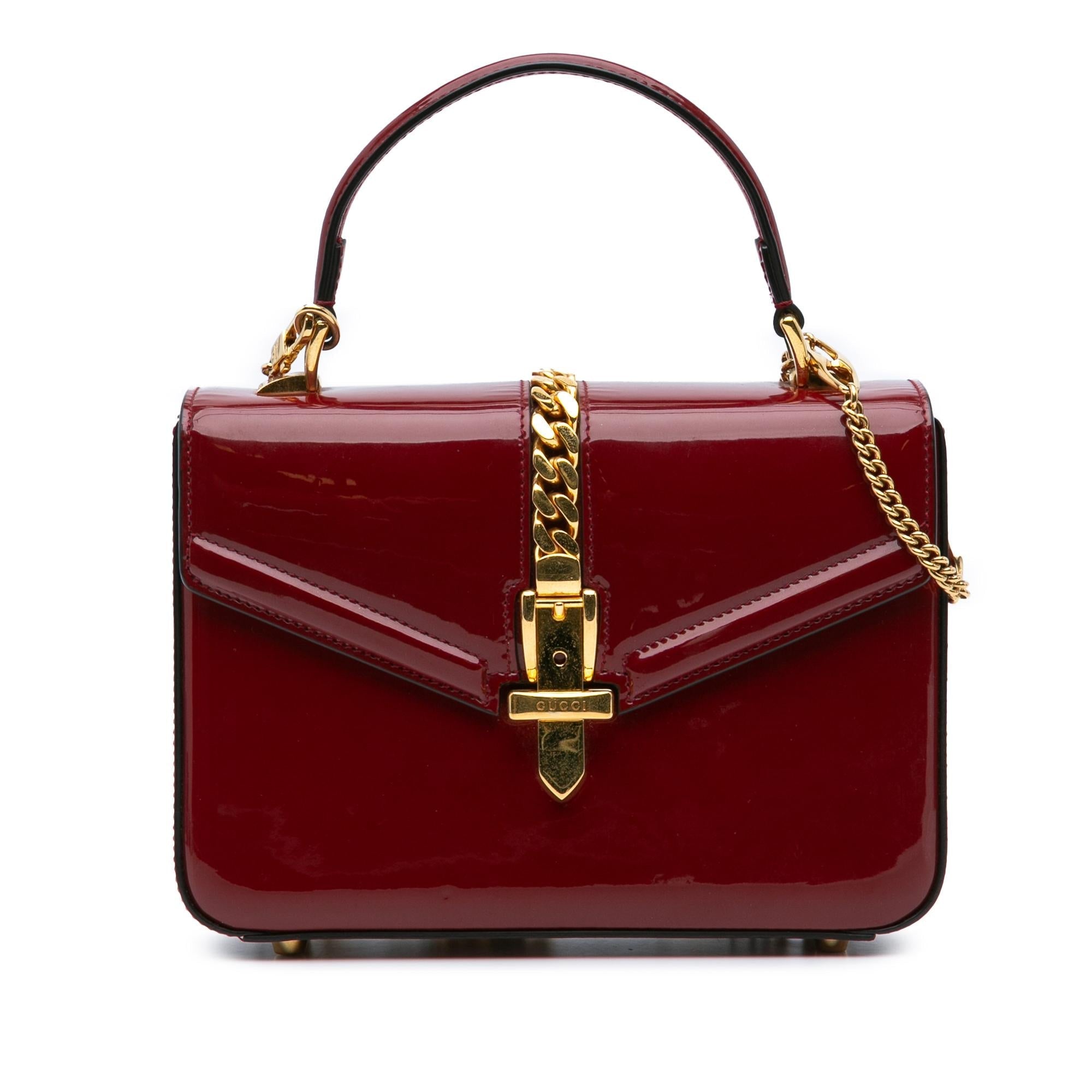 Gucci Mini PatLBt Sylvie 1969 Top Handle Bag