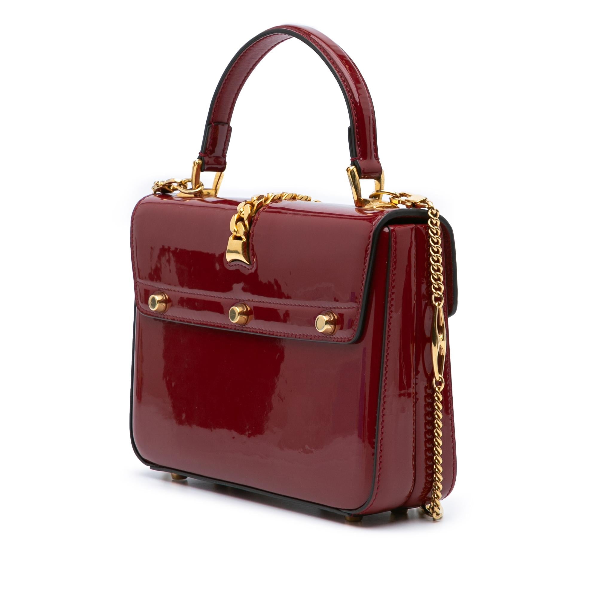 Gucci Mini PatLBt Sylvie 1969 Top Handle Bag