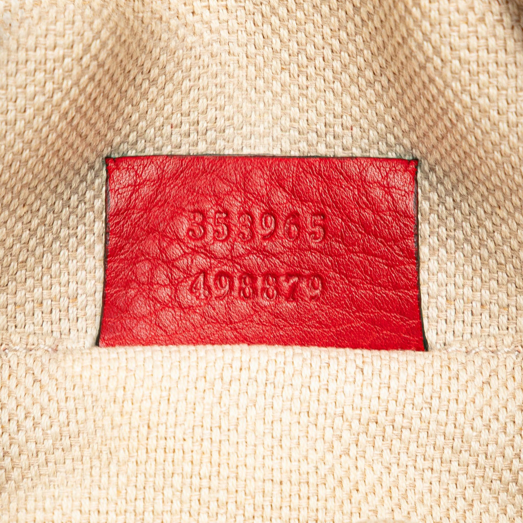 Gucci Mini Pebbled Calfskin Soho Chain Crossbody