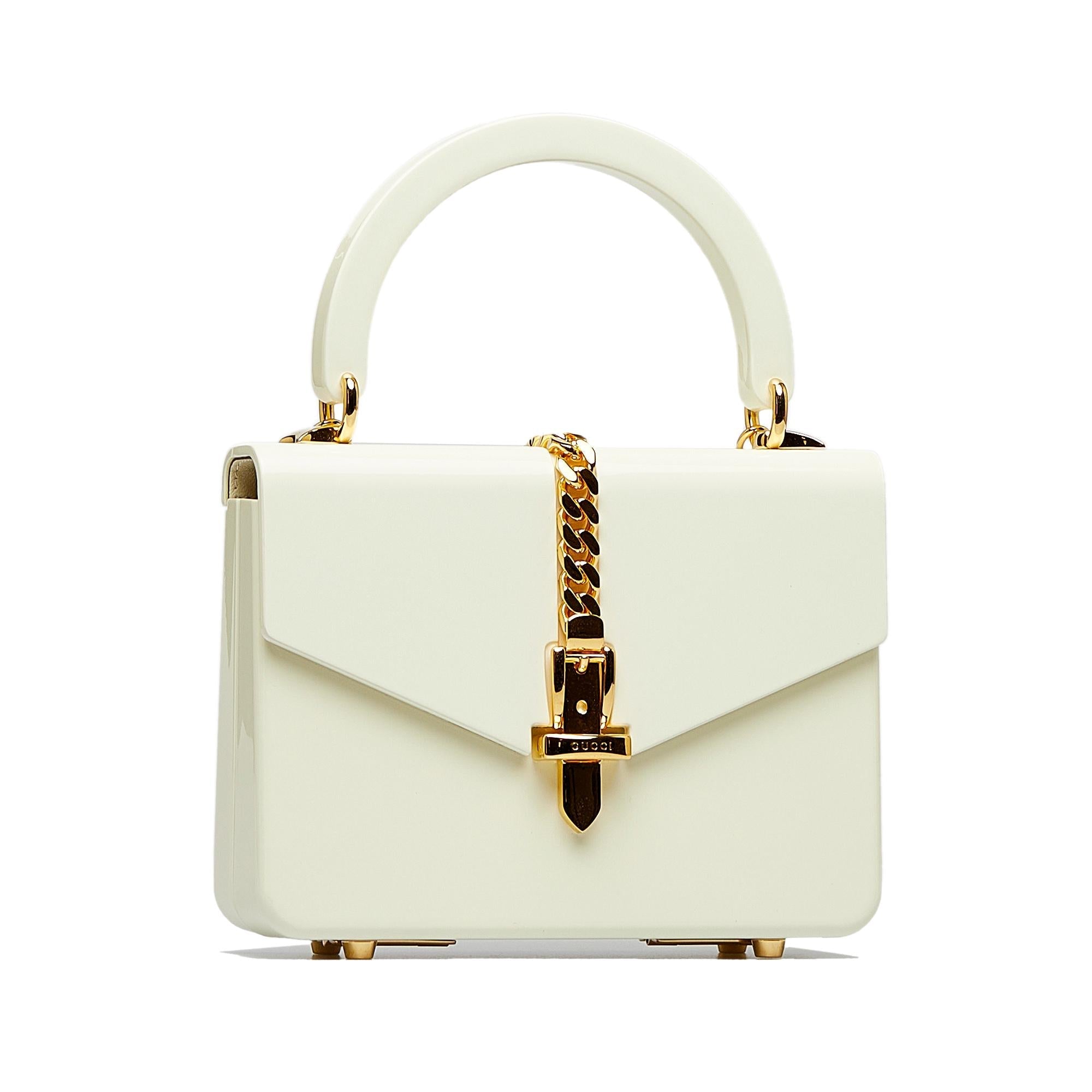 Gucci Mini Plexiglass Sylvie 1969 (SHG-cluuS3)