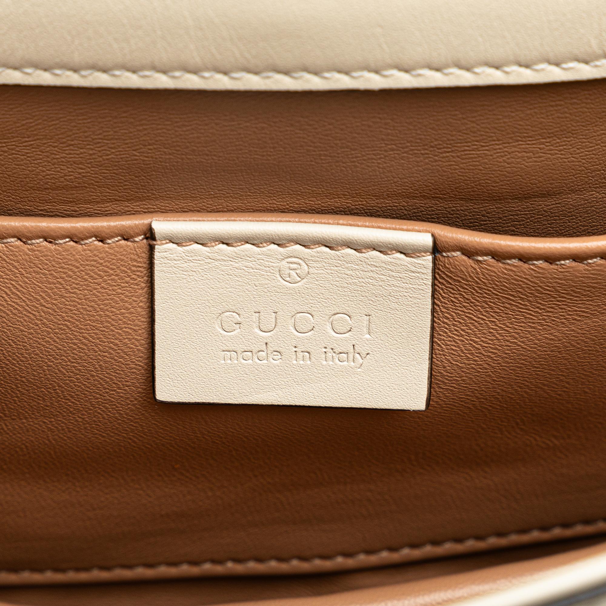 Gucci Mini QueLB Margaret Broadway Leather Satchel