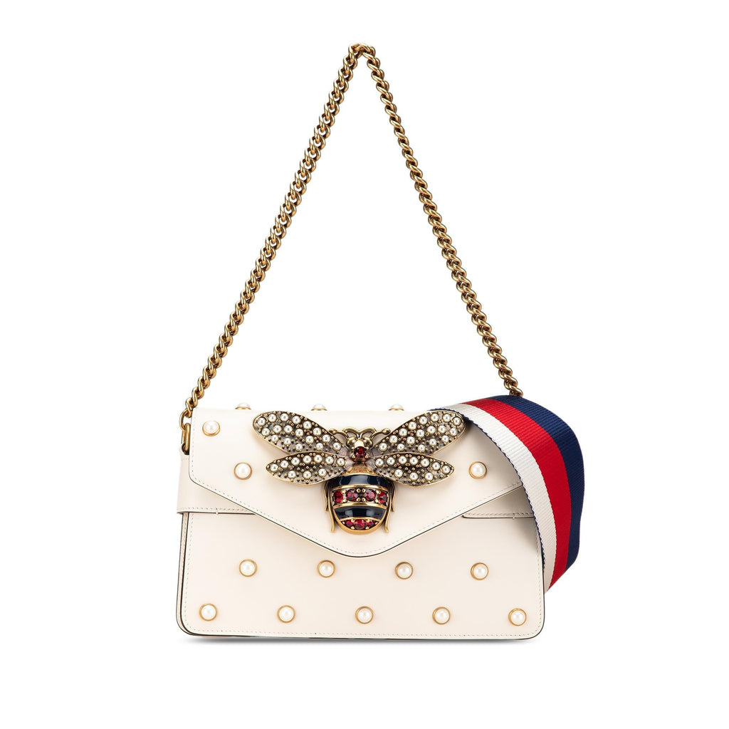 Gucci Mini QueLB Margaret Broadway Leather Satchel