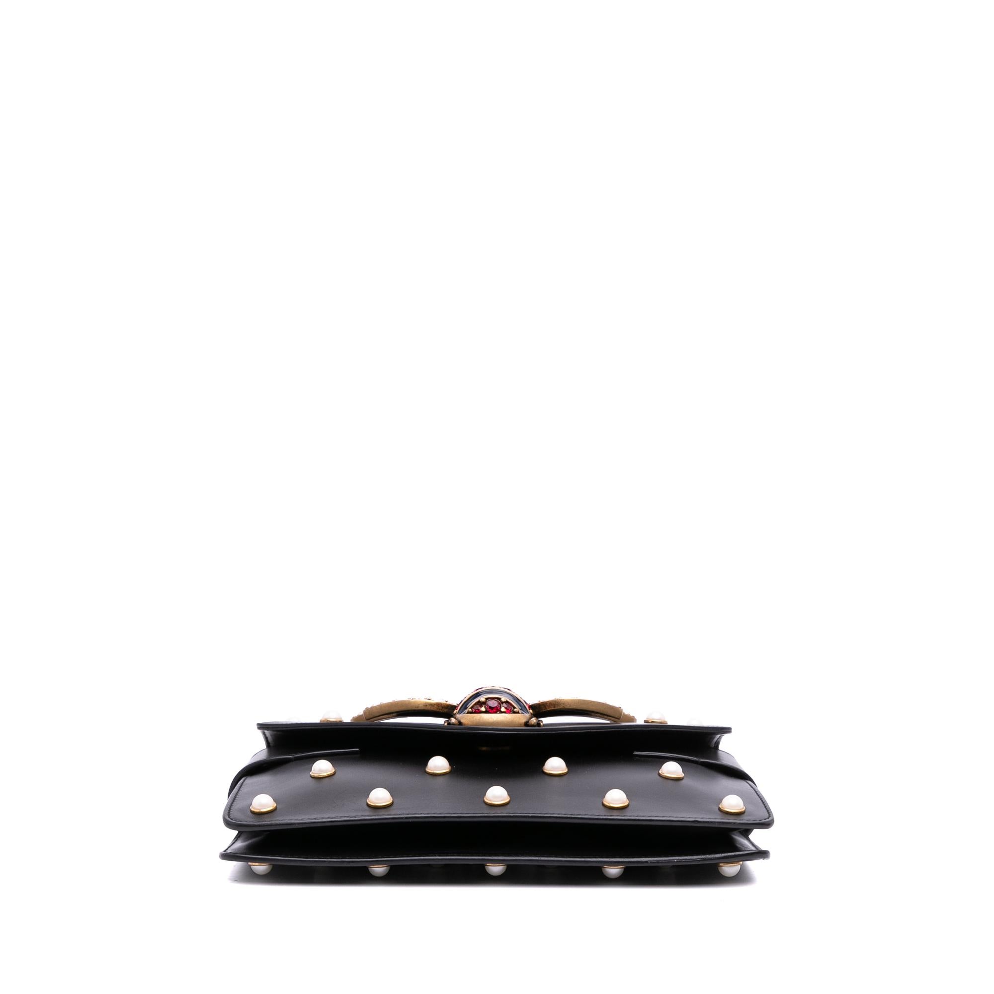 Gucci Mini QueLB Margaret Broadway Leather Satchel