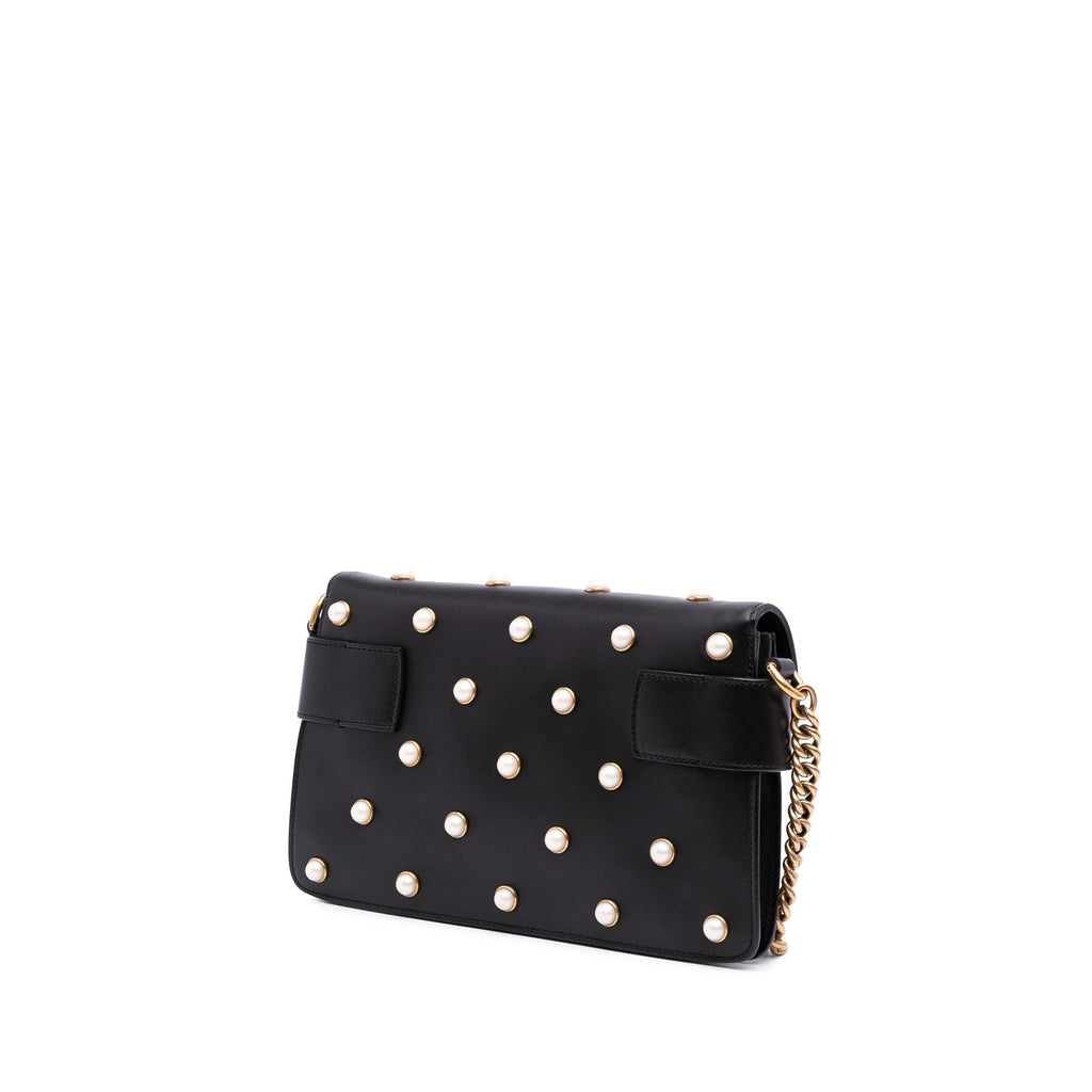 Gucci Mini QueLB Margaret Broadway Leather Satchel