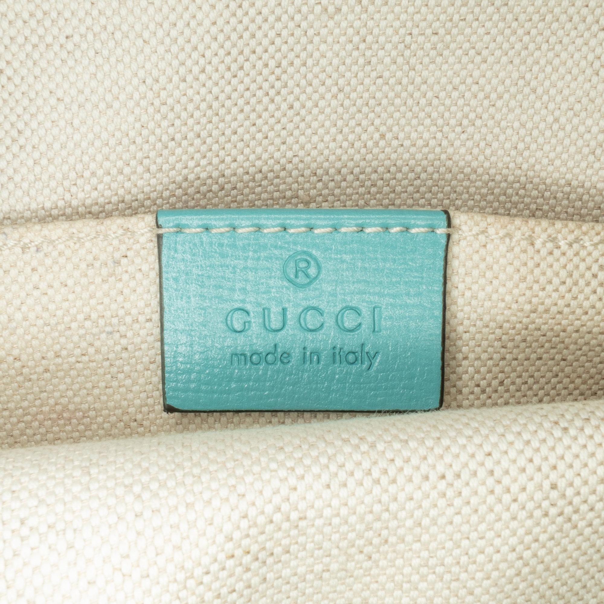 Gucci Mini Raffia Horsebit 1955 Top Handle Bag