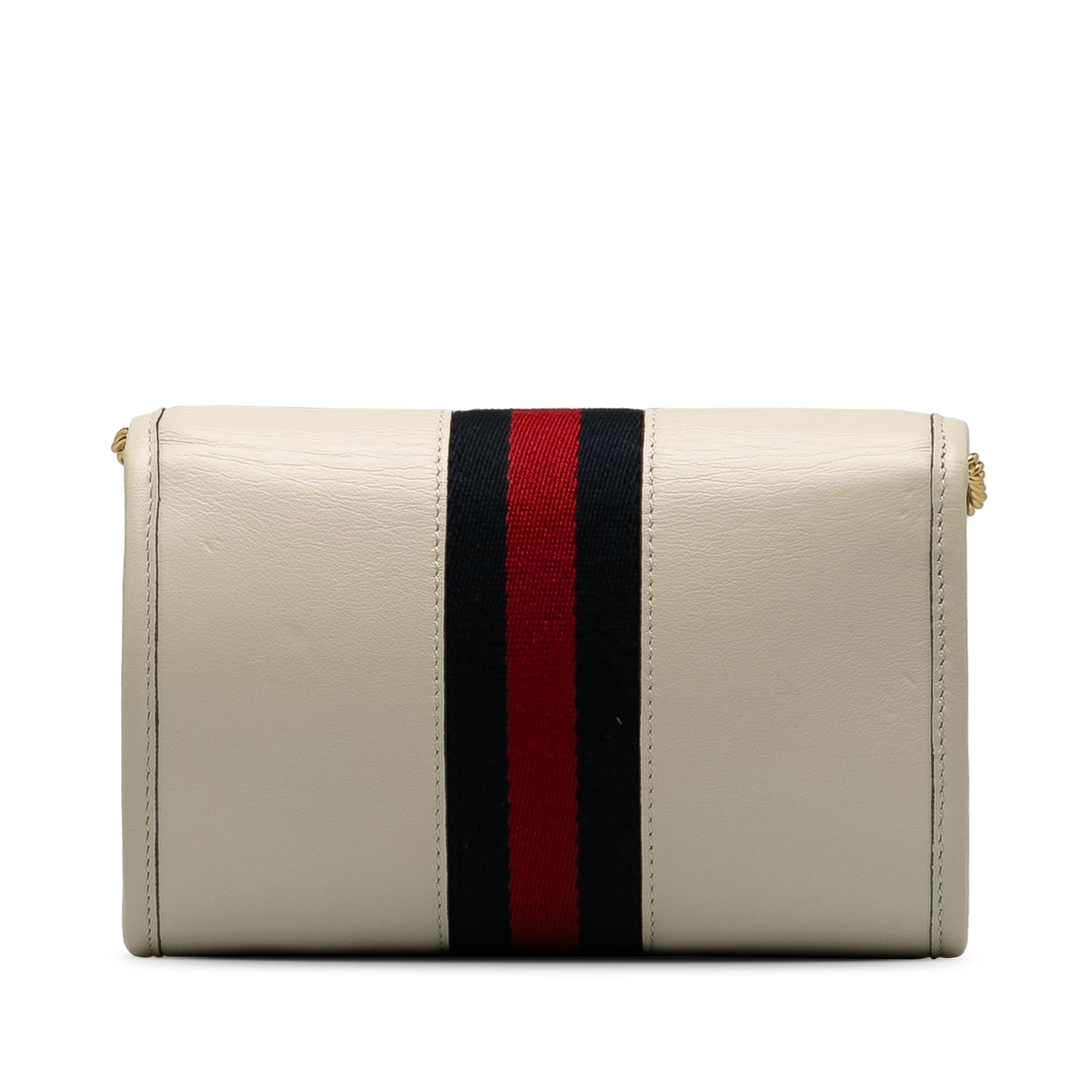 Gucci Mini Rajah Web Chain Crossbody Bag (SHG-qSdeie)