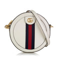 Gucci Mini Round Ophidia Leather Crossbody Bag (SHG-35657)