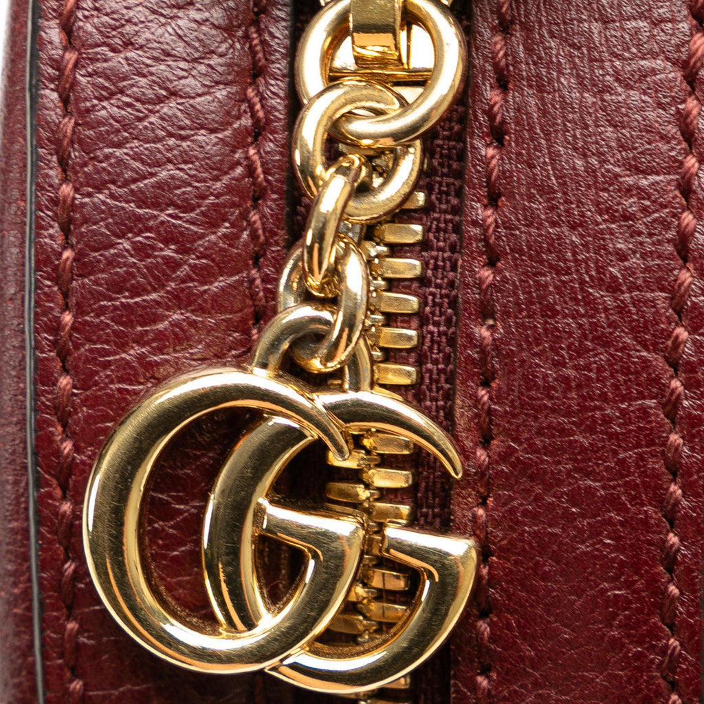 Gucci Mini Round Ophidia Leather Crossbody Bag (SHG-1IdXbq)