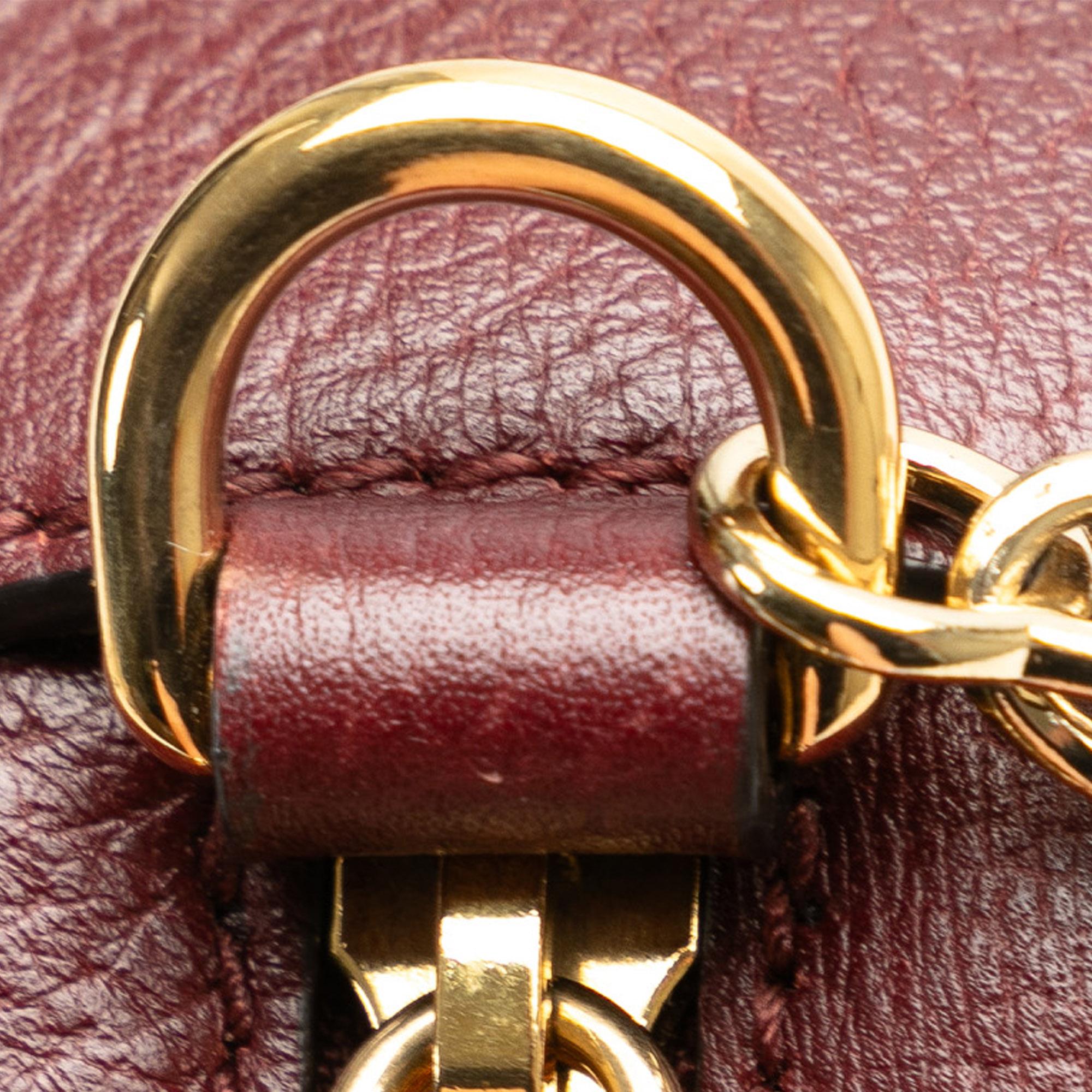 Gucci Mini Round Ophidia Leather Crossbody Bag (SHG-1IdXbq)