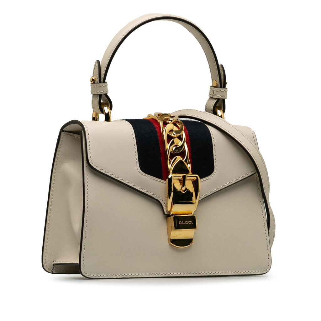 Gucci Mini Sylvie Satchel (SHG-OYDvet)