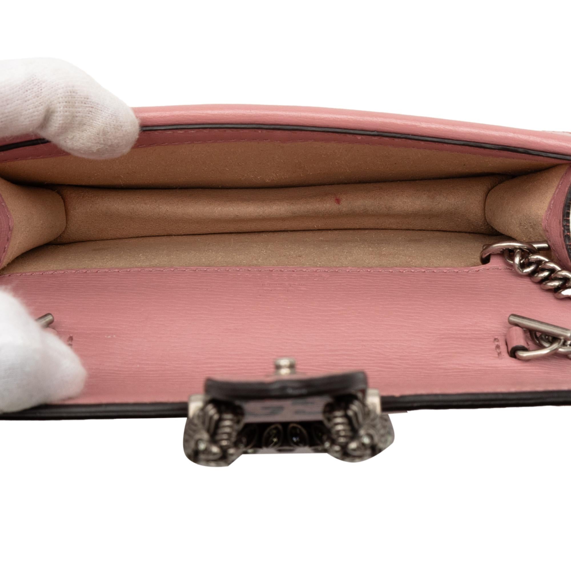 Gucci Mini Textured Leather ValLBtines Day Dionysus Crossbody