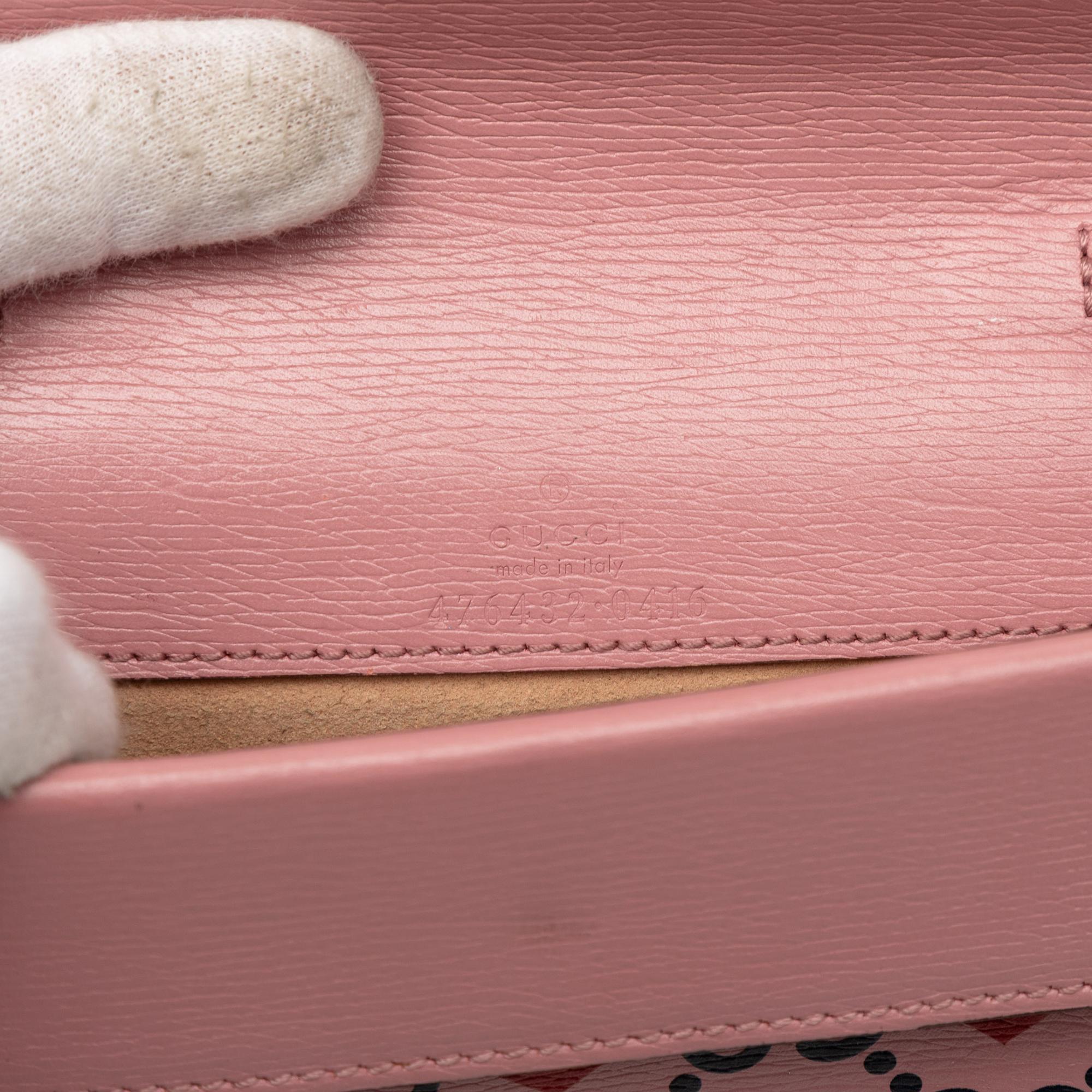 Gucci Mini Textured Leather ValLBtines Day Dionysus Crossbody