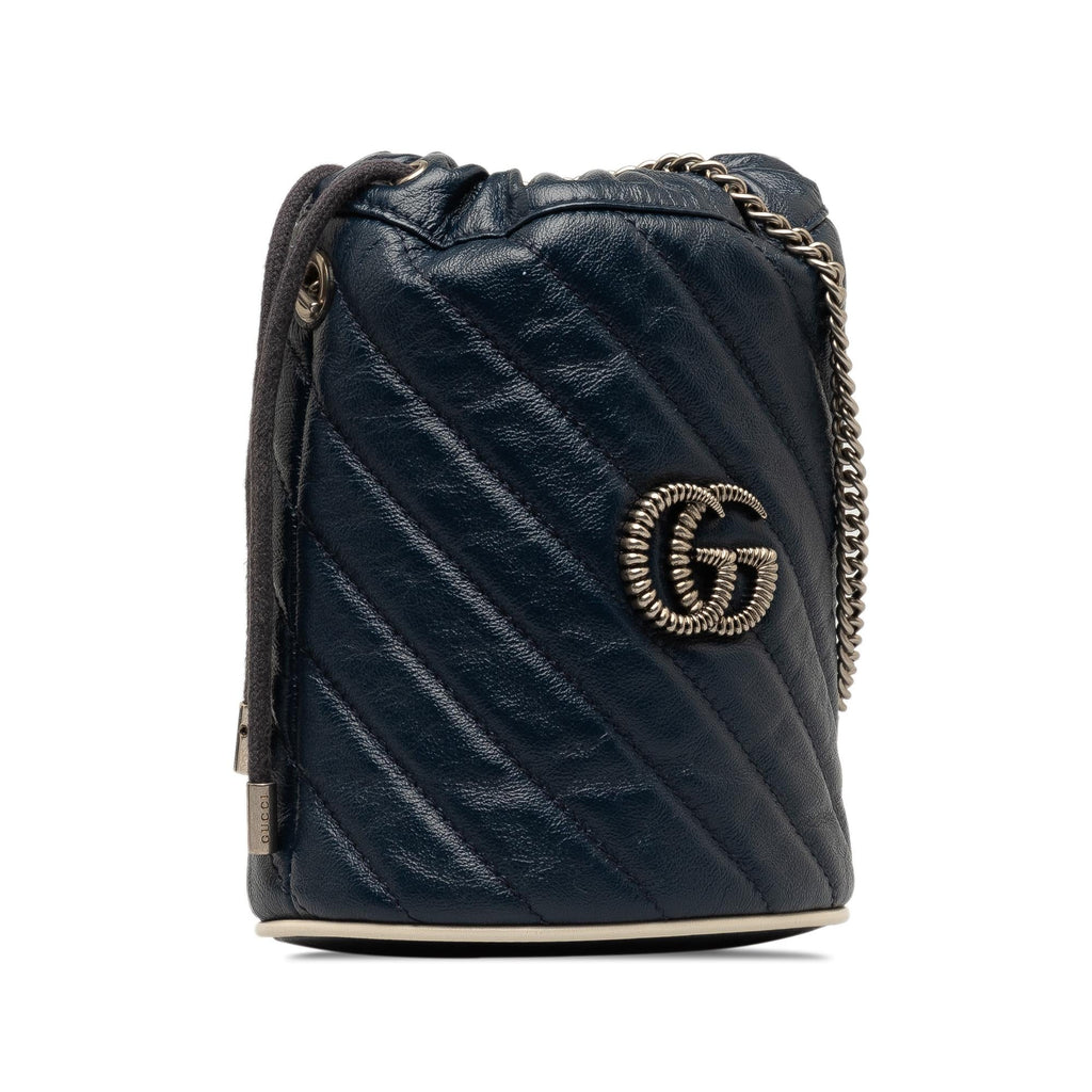 Gucci Mini Torchon GG Marmont Bucket Bag (SHG-loXfjO)