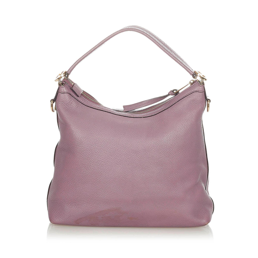 Gucci Miss Gucci Leather Satchel (SHG-21340)