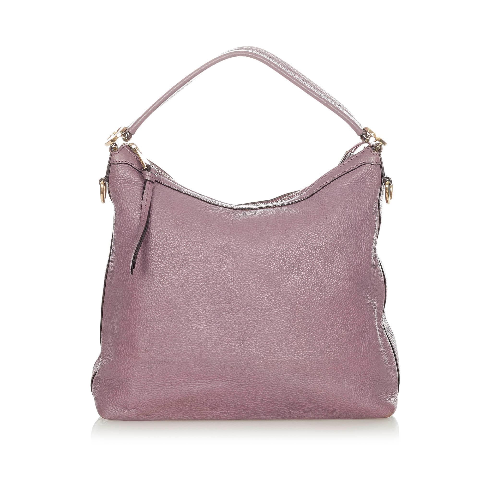 Gucci Miss Gucci Leather Satchel (SHG-21340)