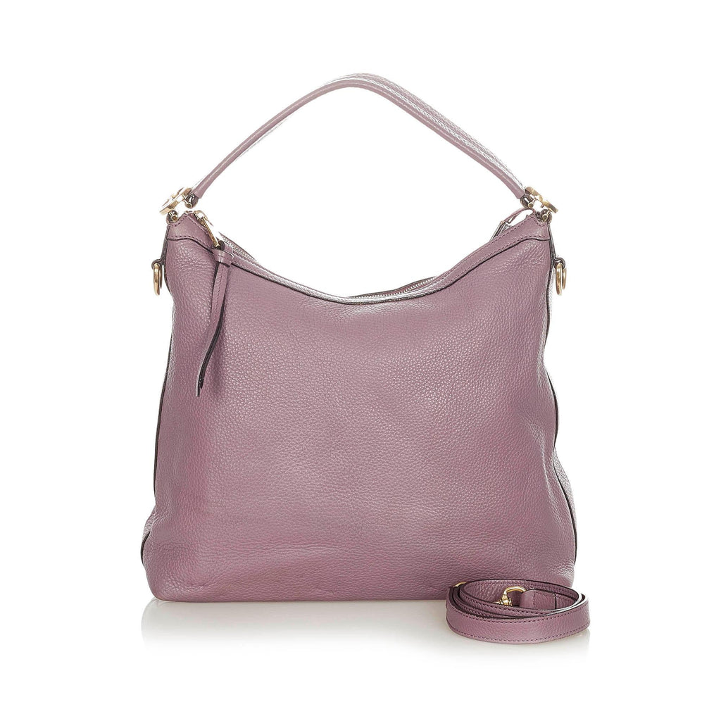 Gucci Miss Gucci Leather Satchel (SHG-21340)