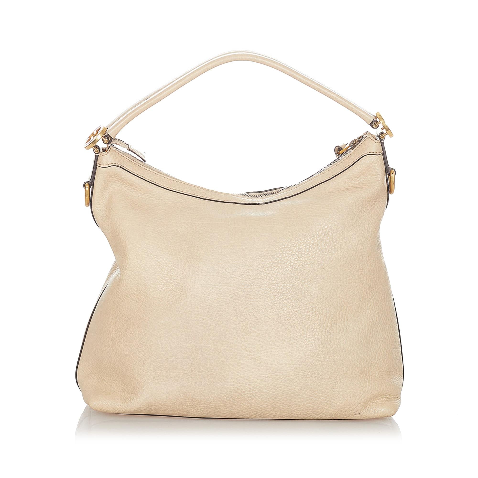 Gucci Miss Gucci Leather Satchel (SHG-21540)