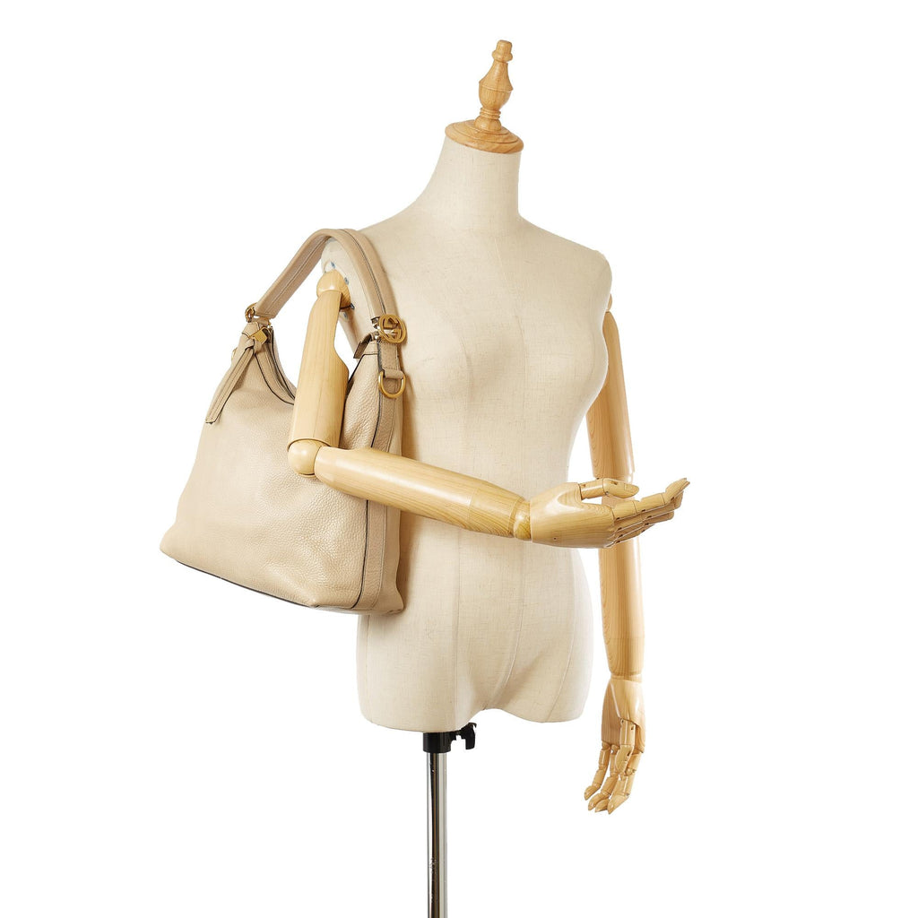 Gucci Miss Gucci Leather Satchel (SHG-21540)
