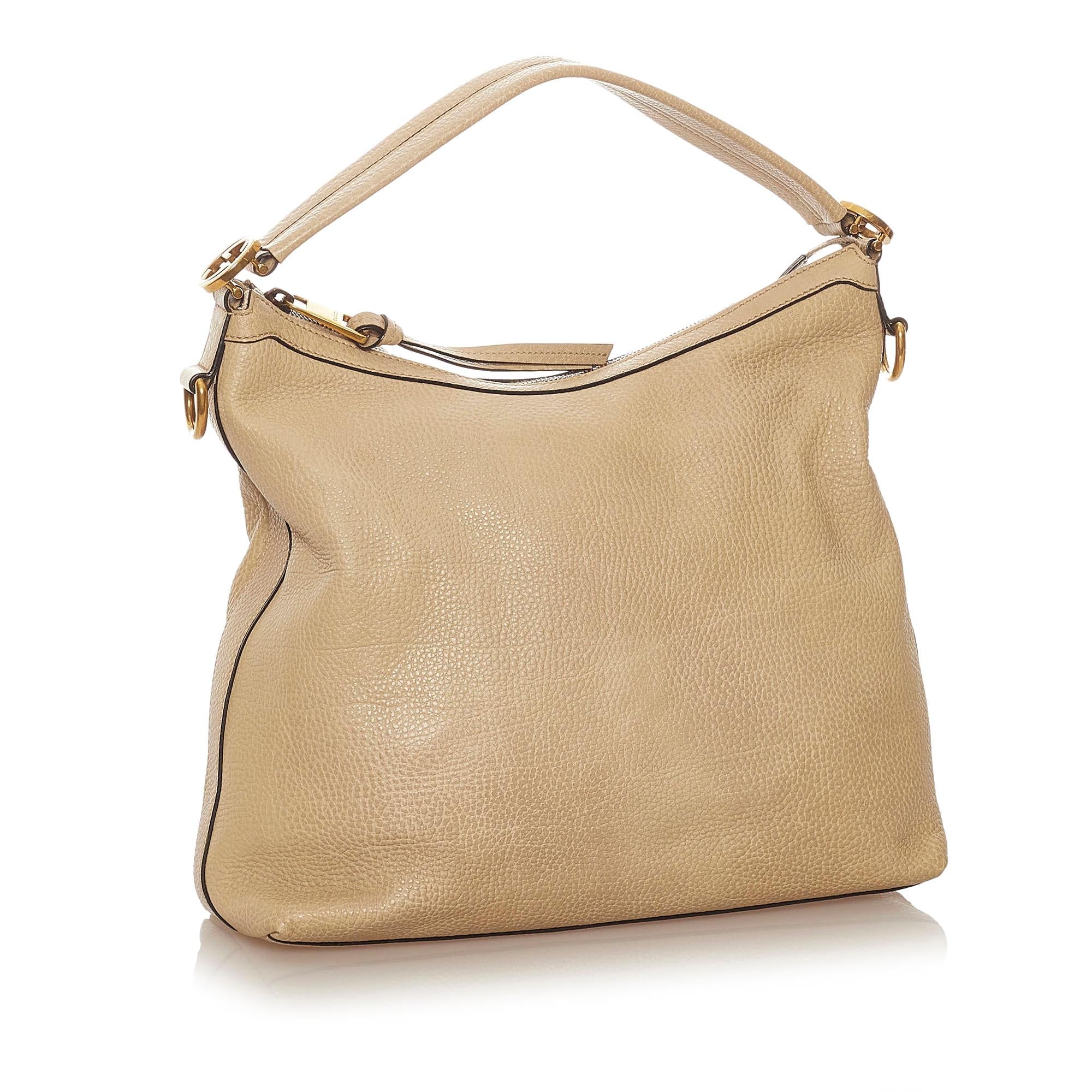 Gucci Miss Gucci Leather Satchel (SHG-28114)