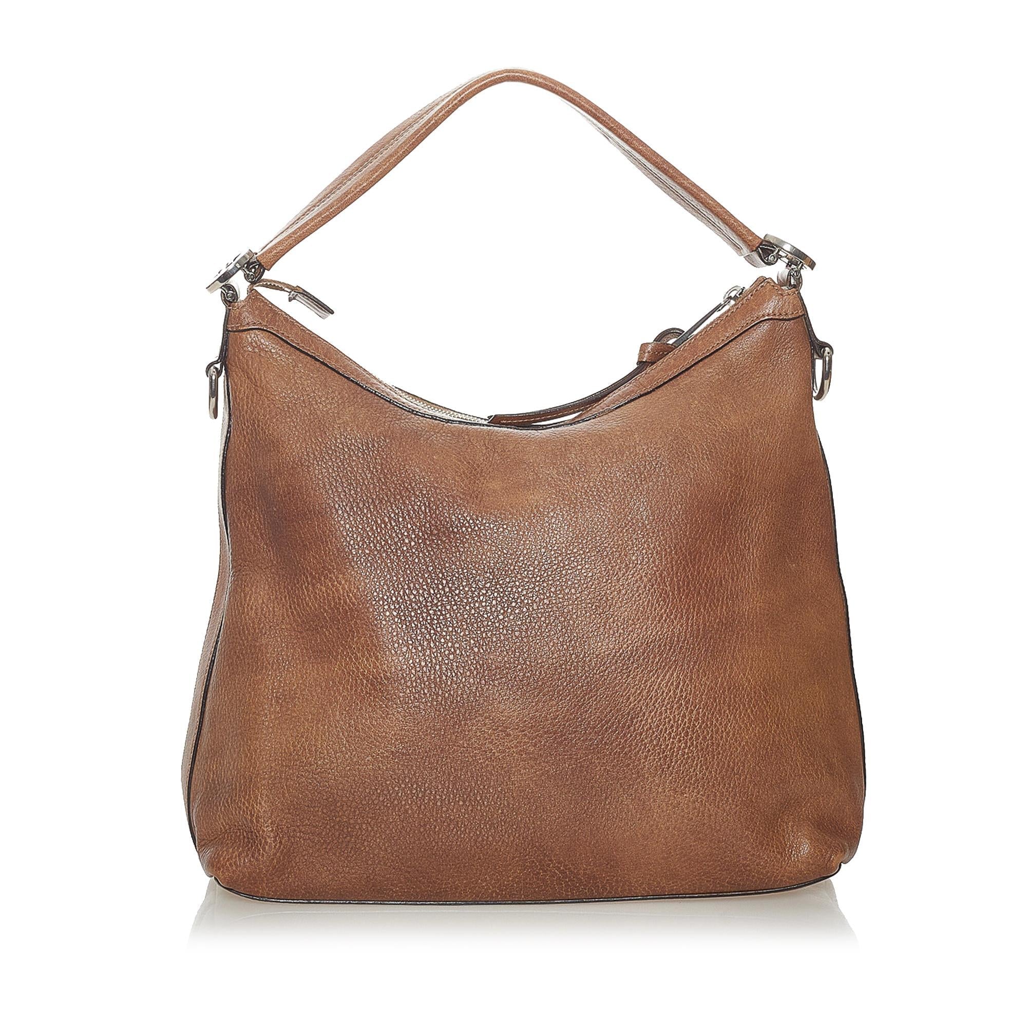 Gucci Miss Gucci Leather Satchel (SHG-28219)