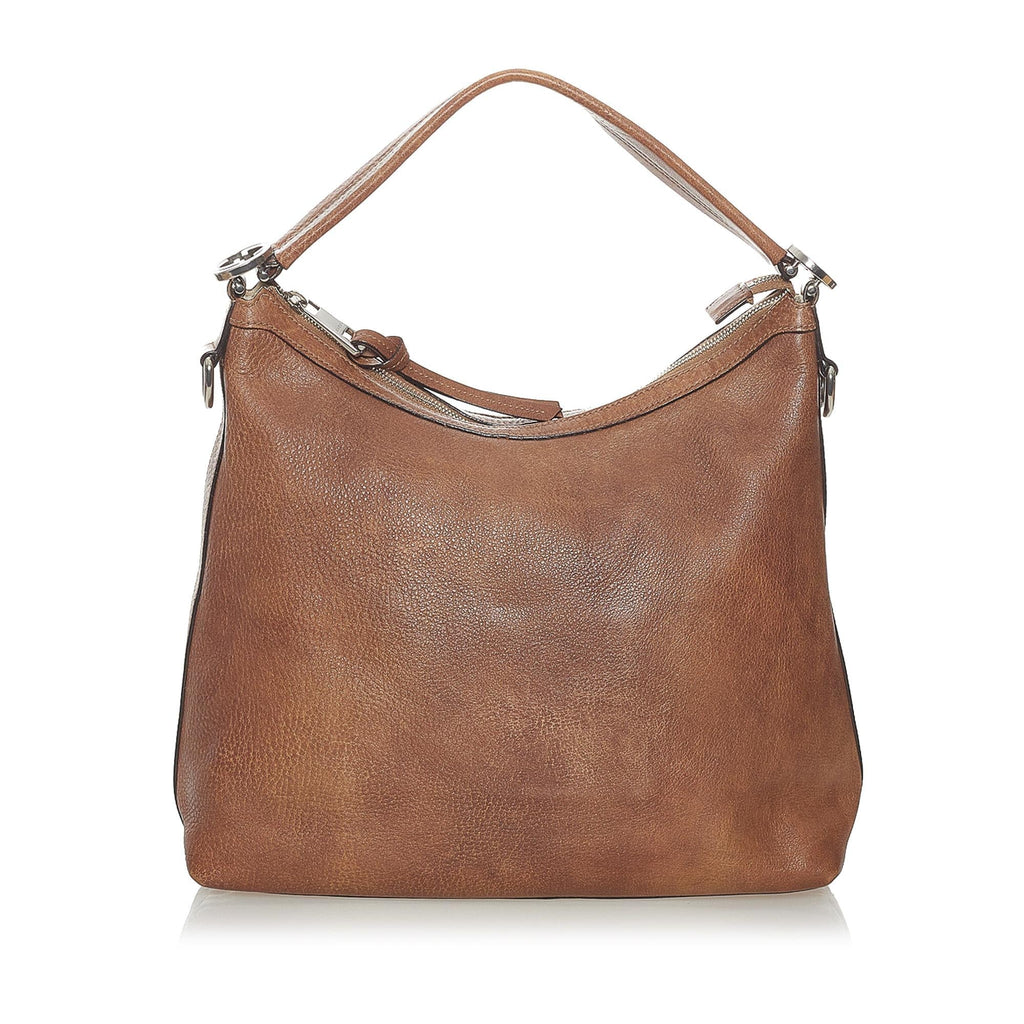 Gucci Miss Gucci Leather Satchel (SHG-28219)