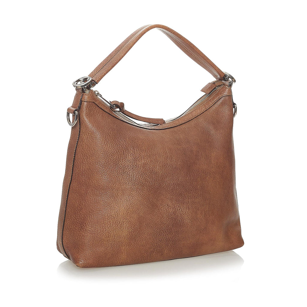 Gucci Miss Gucci Leather Satchel (SHG-28219)