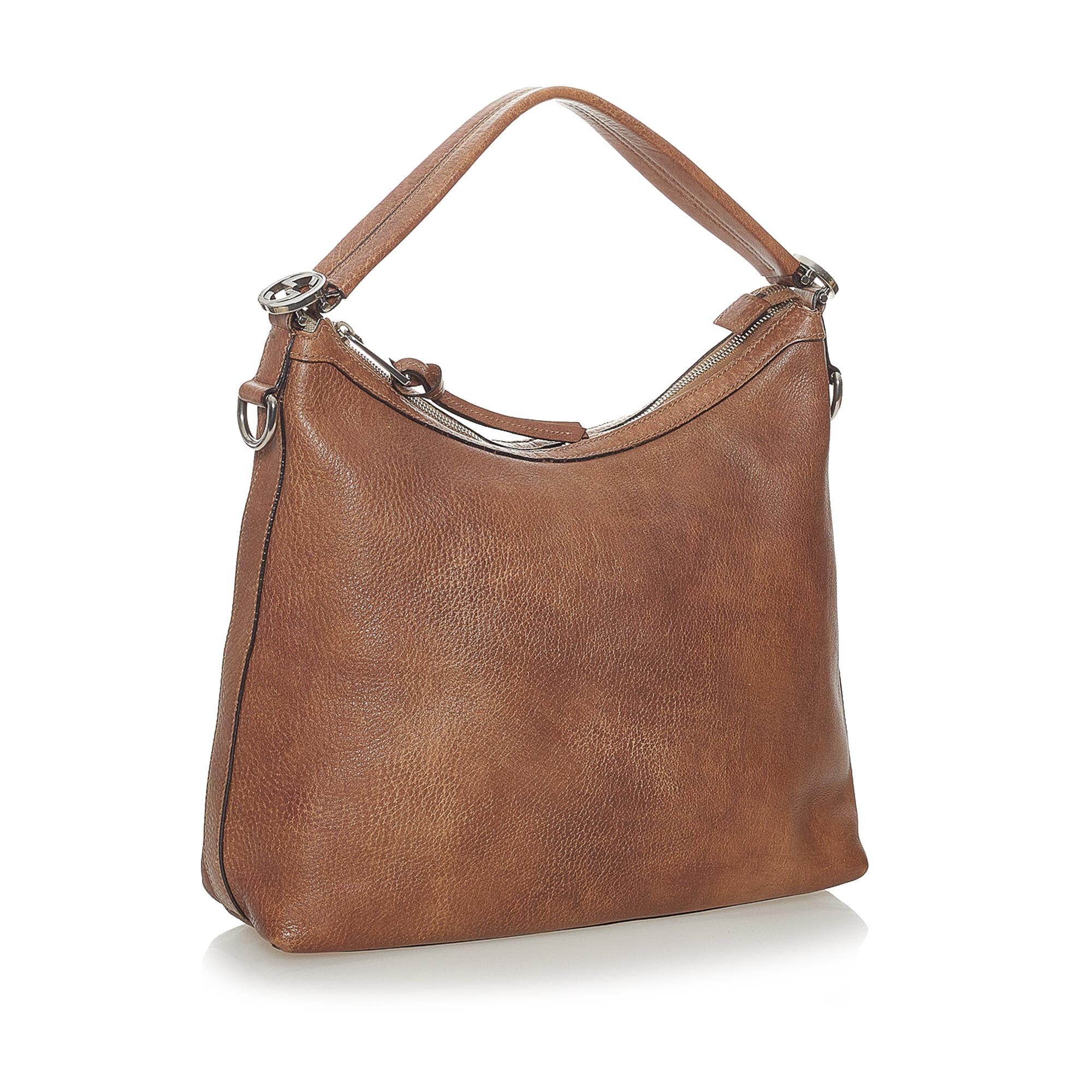 Gucci Miss Gucci Leather Satchel (SHG-28219)