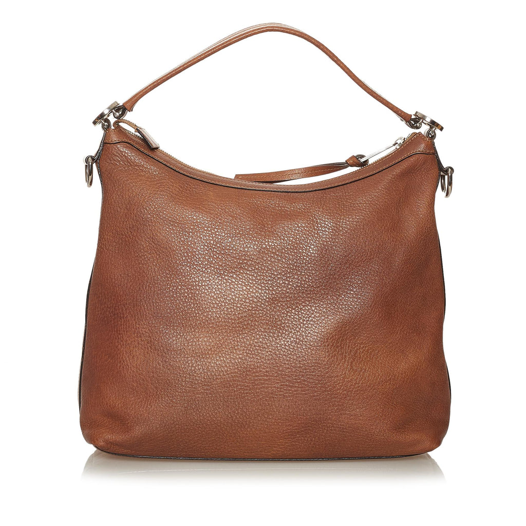Gucci Miss Gucci Leather Satchel (SHG-28637)